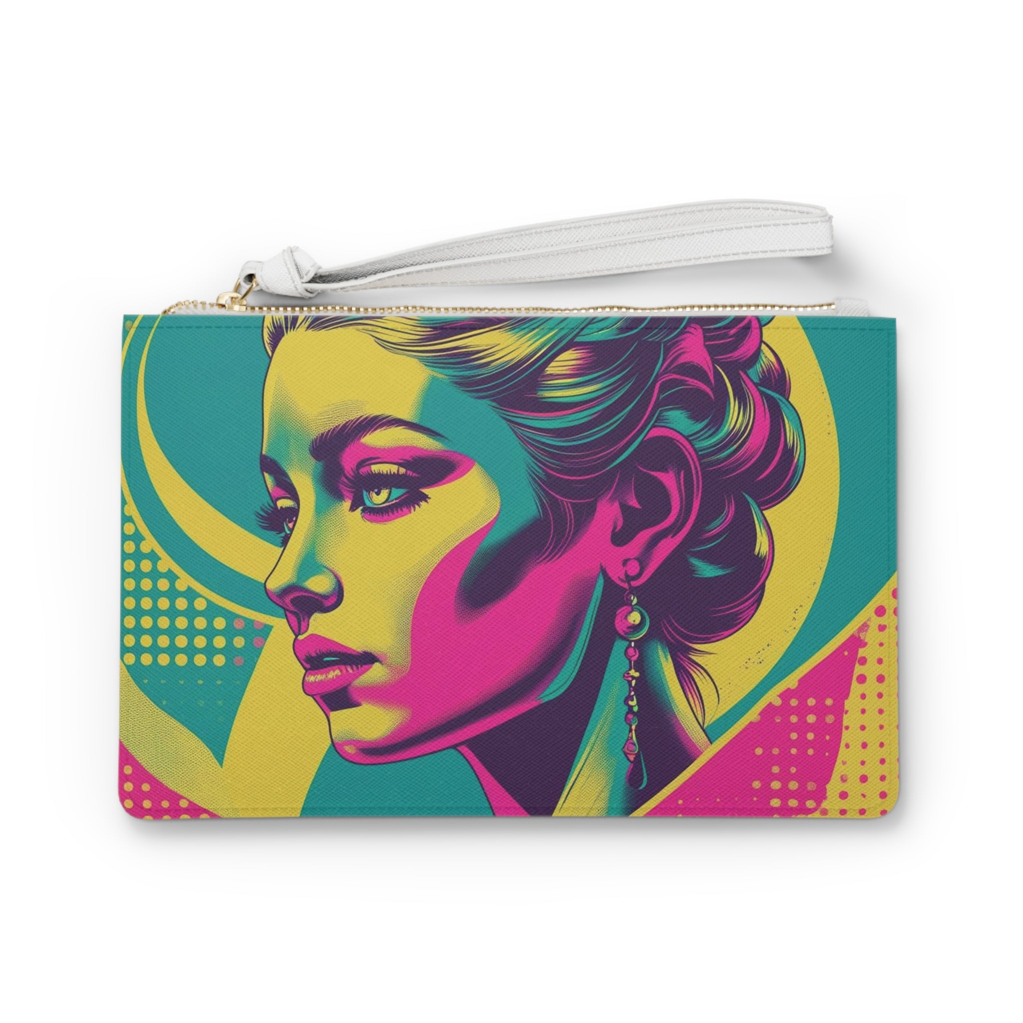 Vibrant Art Clutch Bag - Stylish Purse, Tote Bag for Night Out, Fashion Accessory, Unique Gift for Her, Statement Piece