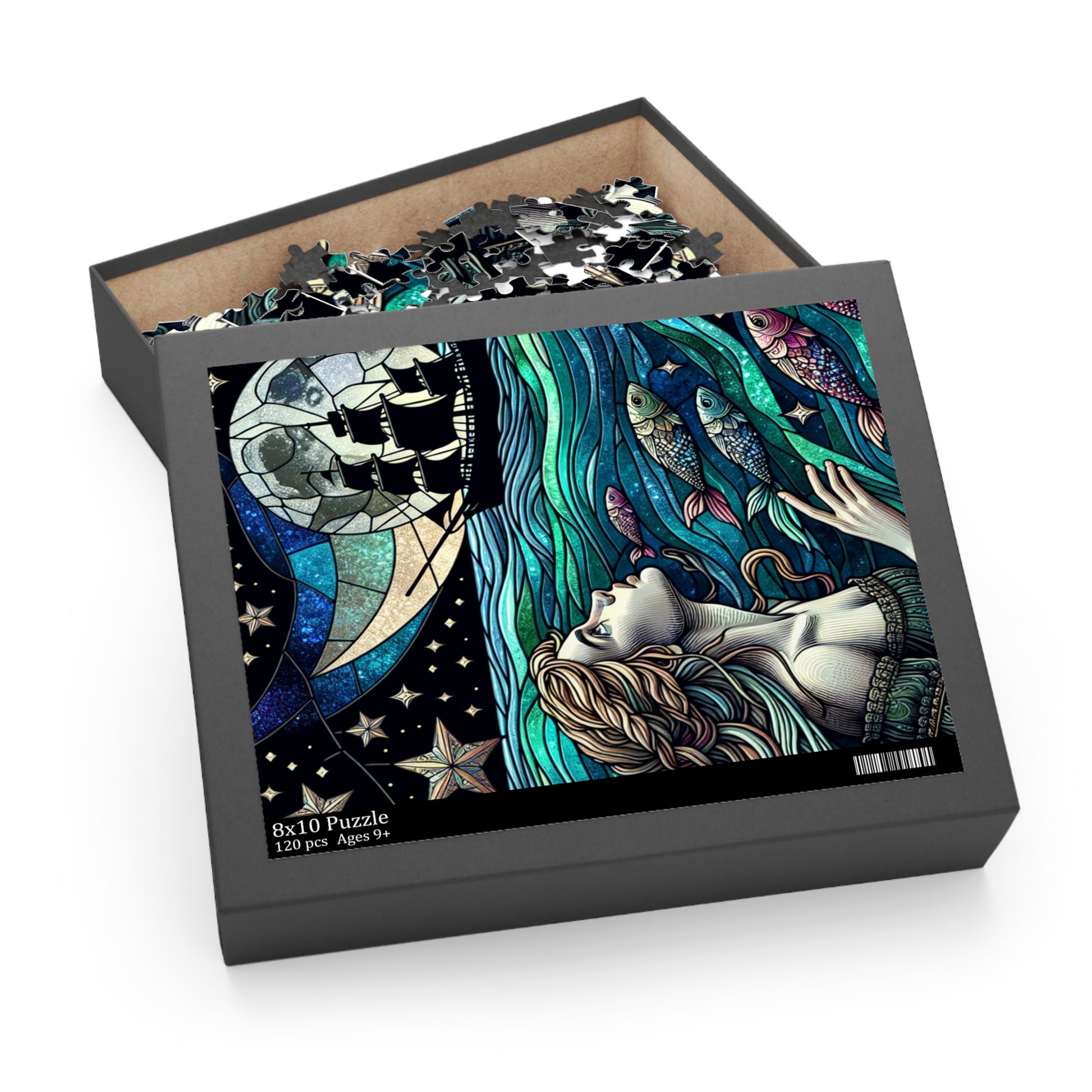 Mystical Ocean Adventure Puzzle | Enchanting 120, 252, 500-Piece Jigsaw for Dreamers, Fantasy Lovers, Home Decor, Gift Idea