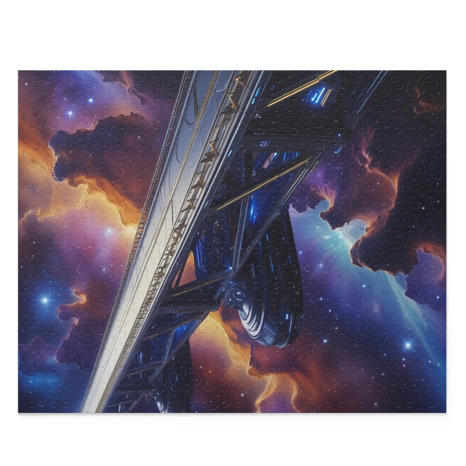 Galactic Space Puzzle | Starry Night Jigsaw | 120/252/500-Piece | Cosmic Puzzle | Astronomy Gift | Home Decor | Family Game