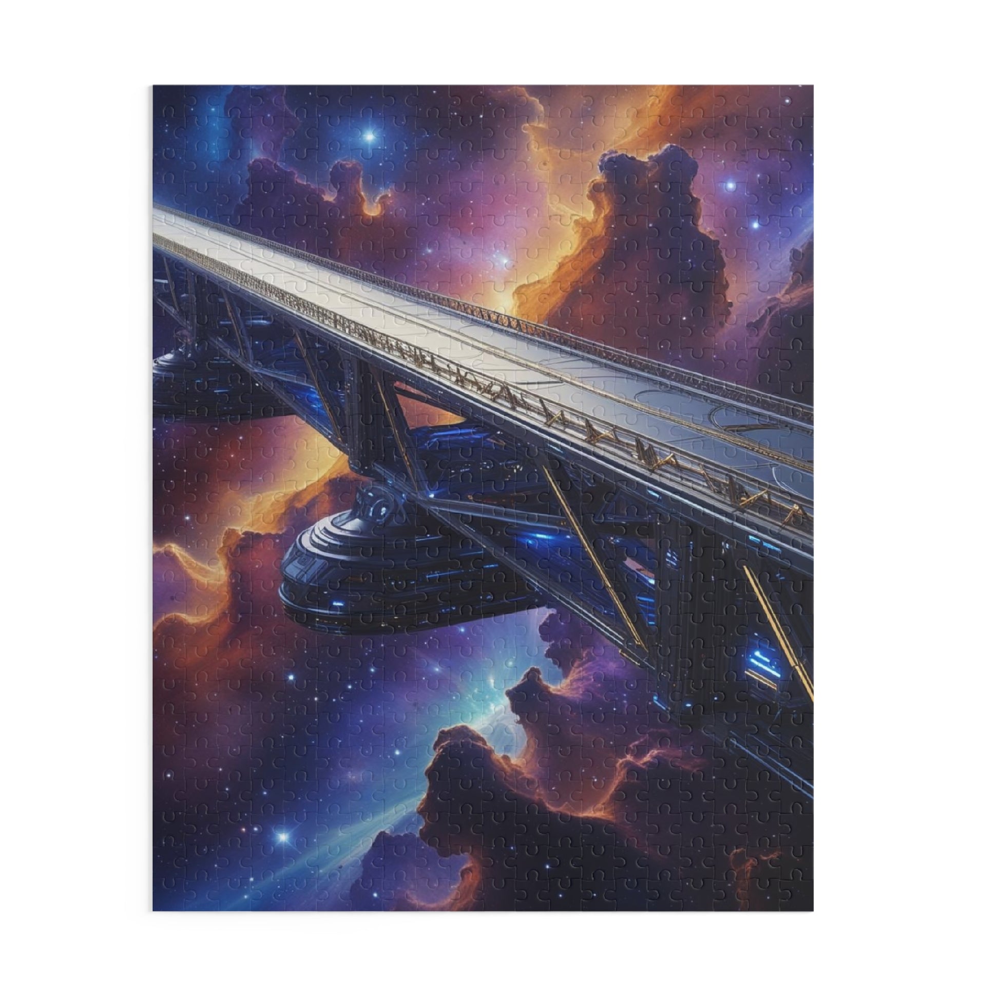 Galactic Space Puzzle | Starry Night Jigsaw | 120/252/500-Piece | Cosmic Puzzle | Astronomy Gift | Home Decor | Family Game