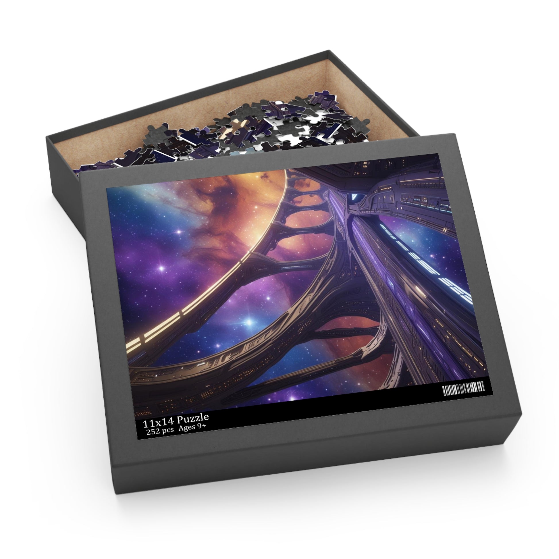 Galactic Dreams Puzzle | 120/252/500-Piece Puzzle, Cosmic Jigsaw, Space Theme Decor, Unique Gift, Family Activity