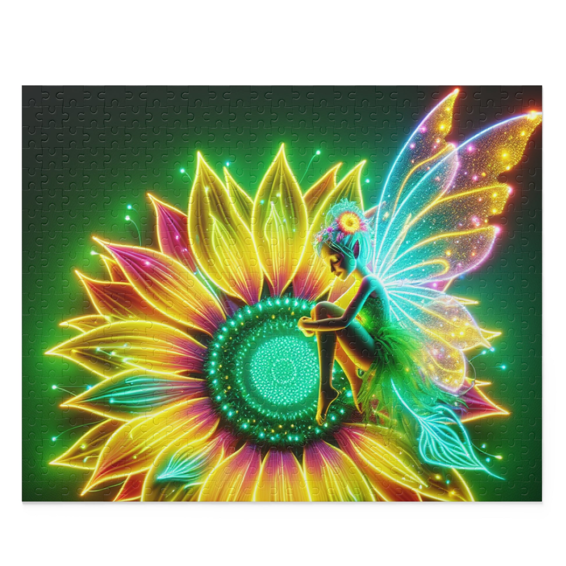 Glow-in-the-Dark Fairy Puzzle | 120, 252, 500-Piece | Vibrant, Magical Decor, Gift for All Ages, Family Fun, Puzzle Night