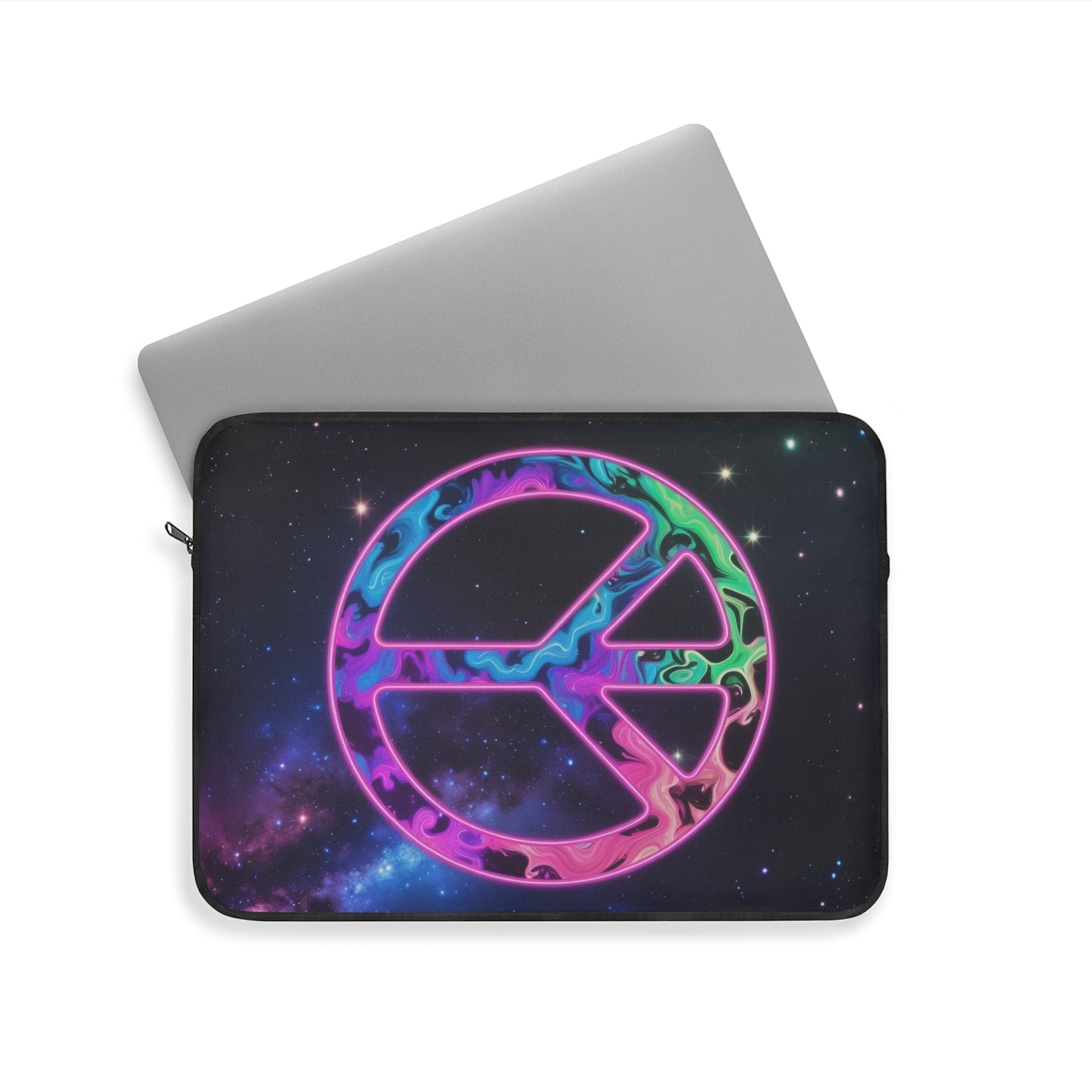 Cosmic Peace Laptop Sleeve | Boho Style Case for Students, Travelers, Unique Gift for Holidays & Occasions