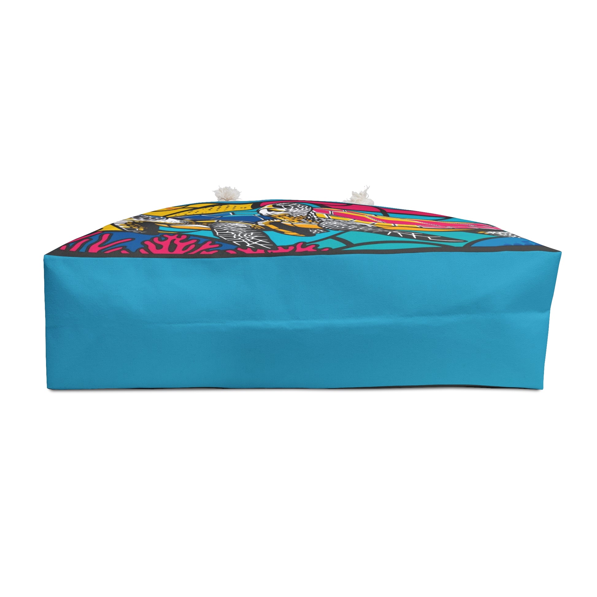 Vibrant Sea Turtle Pop Art Weekender Bag, Beach Tote, Travel Bag, Eco-Friendly Luggage, Gift for Ocean Lovers, Summer Adventure