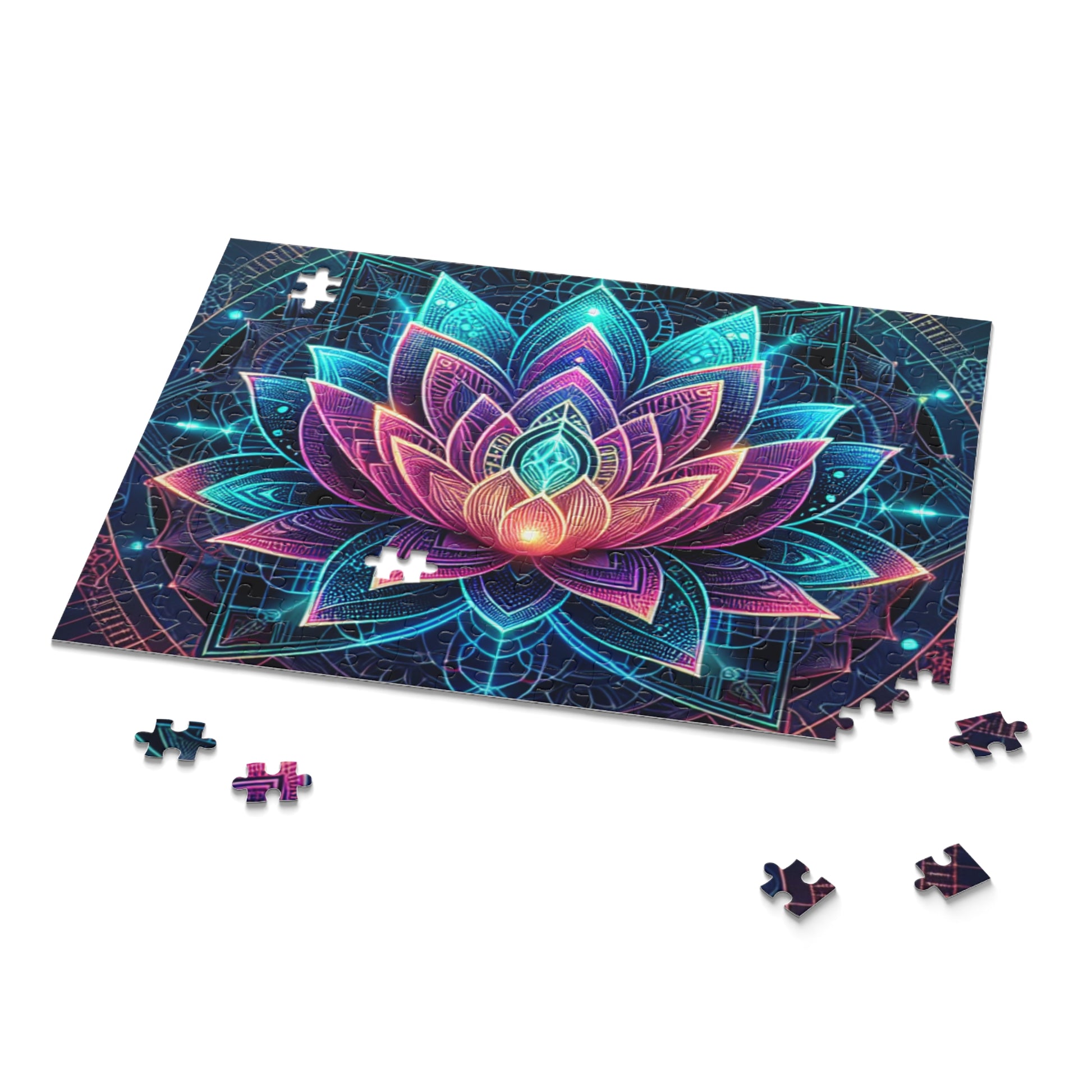 Lotus Flower Puzzle - 120, 252, and 500-Piece Colorful Jigsaw Art, Mindful Entertainment for Relaxation, Perfect Gift for All Ages, [...]
