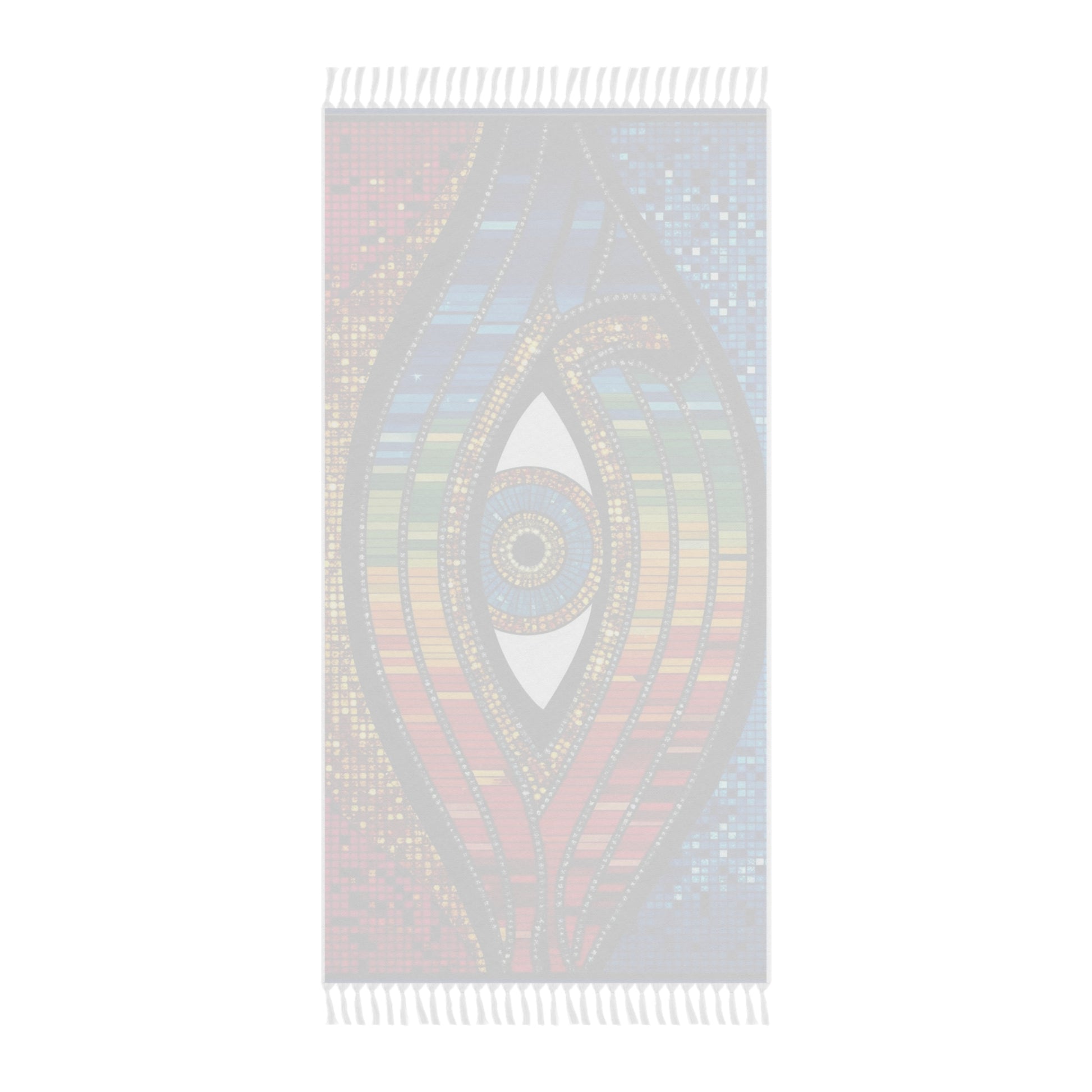 Boho Beach Towel - Colorful Eye Design, Vibrant Summertime Vibes, Perfect for Beach Days, Pool Parties, and Bohemian Decor