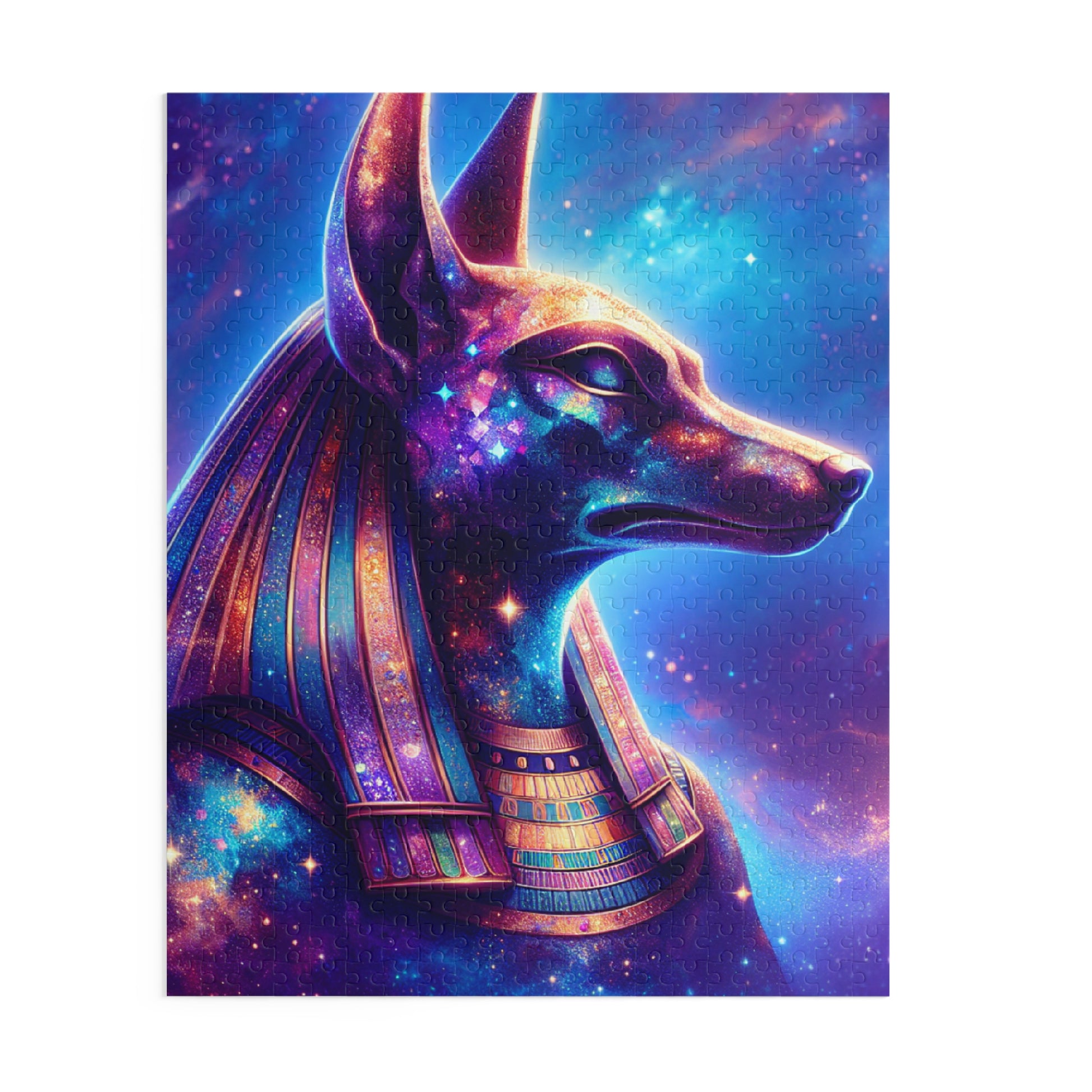 Cosmic Anubis Puzzle - 120/252/500-Piece, Celestial Dog Art, Great Gifts for Puzzle Lovers, Unique Home Decor, Perfect for Family Game Night