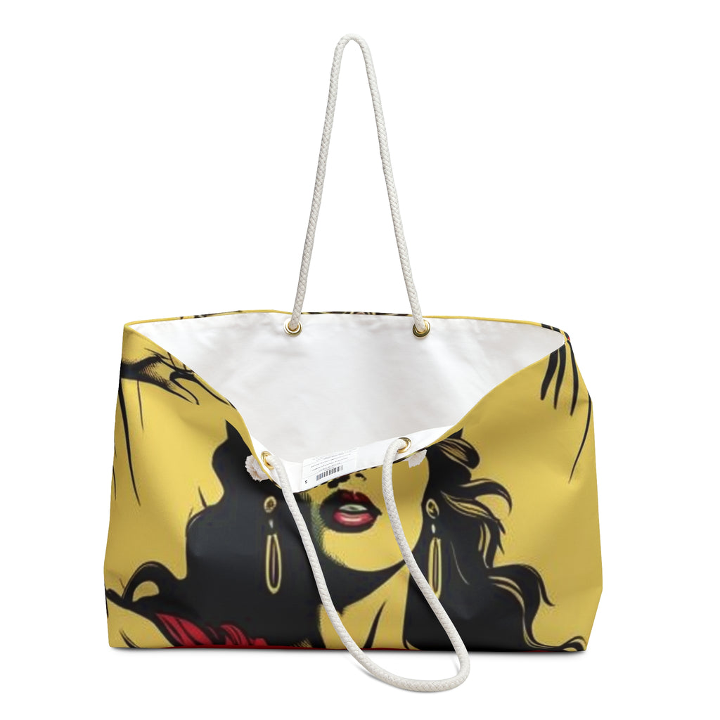 Heroine Divine Feminine Weekender Bag, Travel Tote - Women's Travel Bag, Overnight Boho Duffel, Goddess Cary-On, Spiritual Getaway Luggage