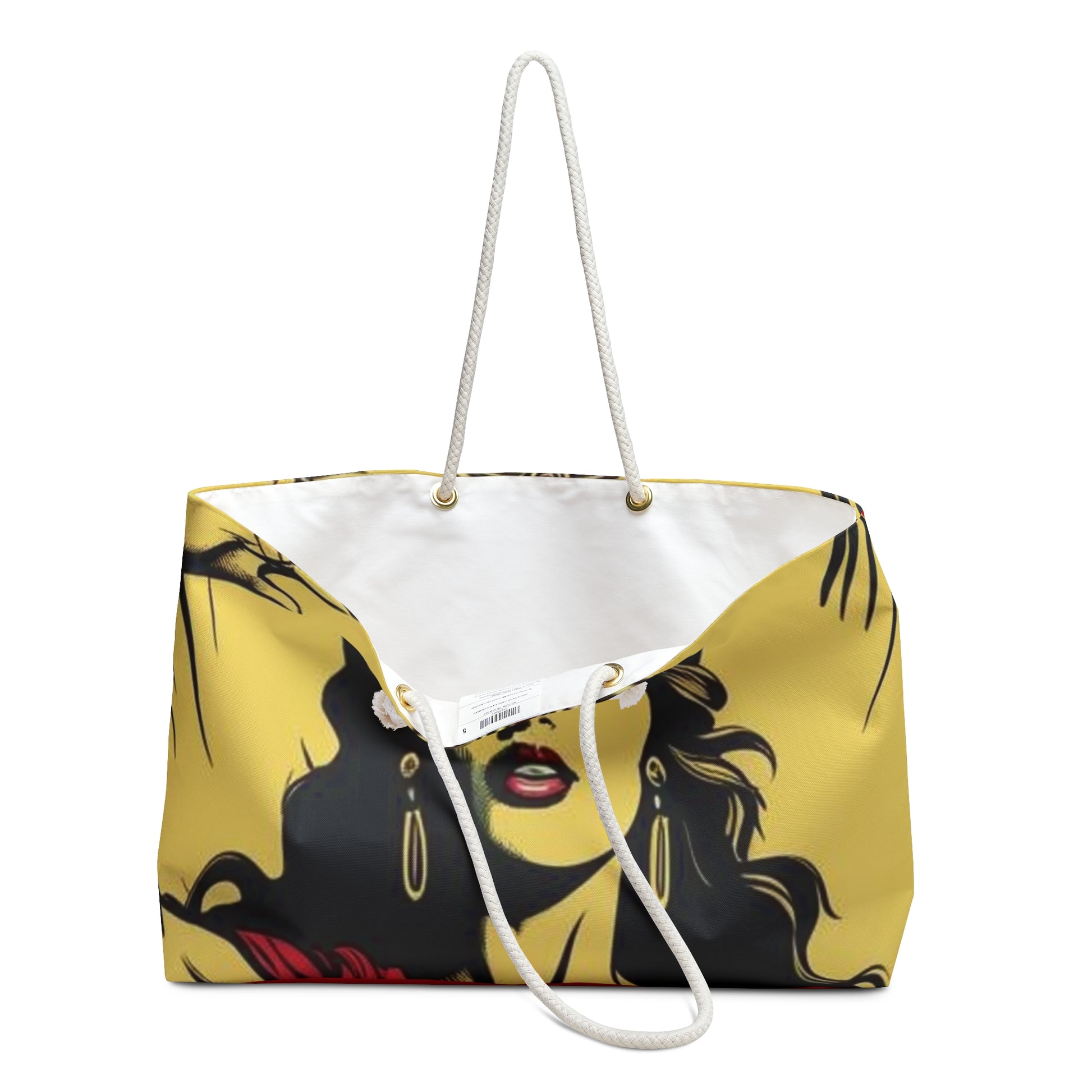 Heroine Divine Feminine Weekender Bag, Travel Tote - Women's Travel Bag, Overnight Boho Duffel, Goddess Cary-On, Spiritual Getaway Luggage