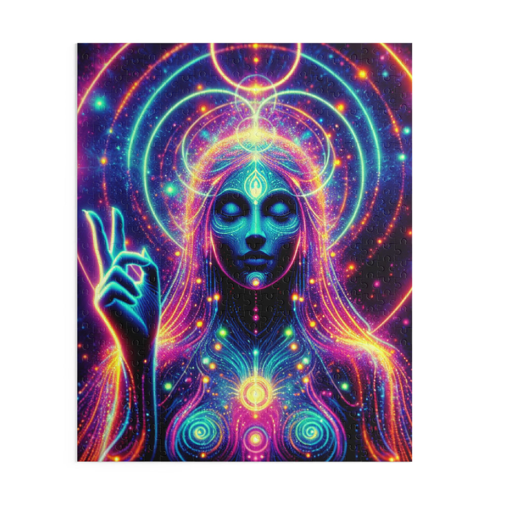 Neon Cosmic Puzzle – Mindful Meditation Art, Mystical 500-Piece Jigsaw, Colorful Puzzle for Relaxation, Gift for Spiritual Seekers, [...]