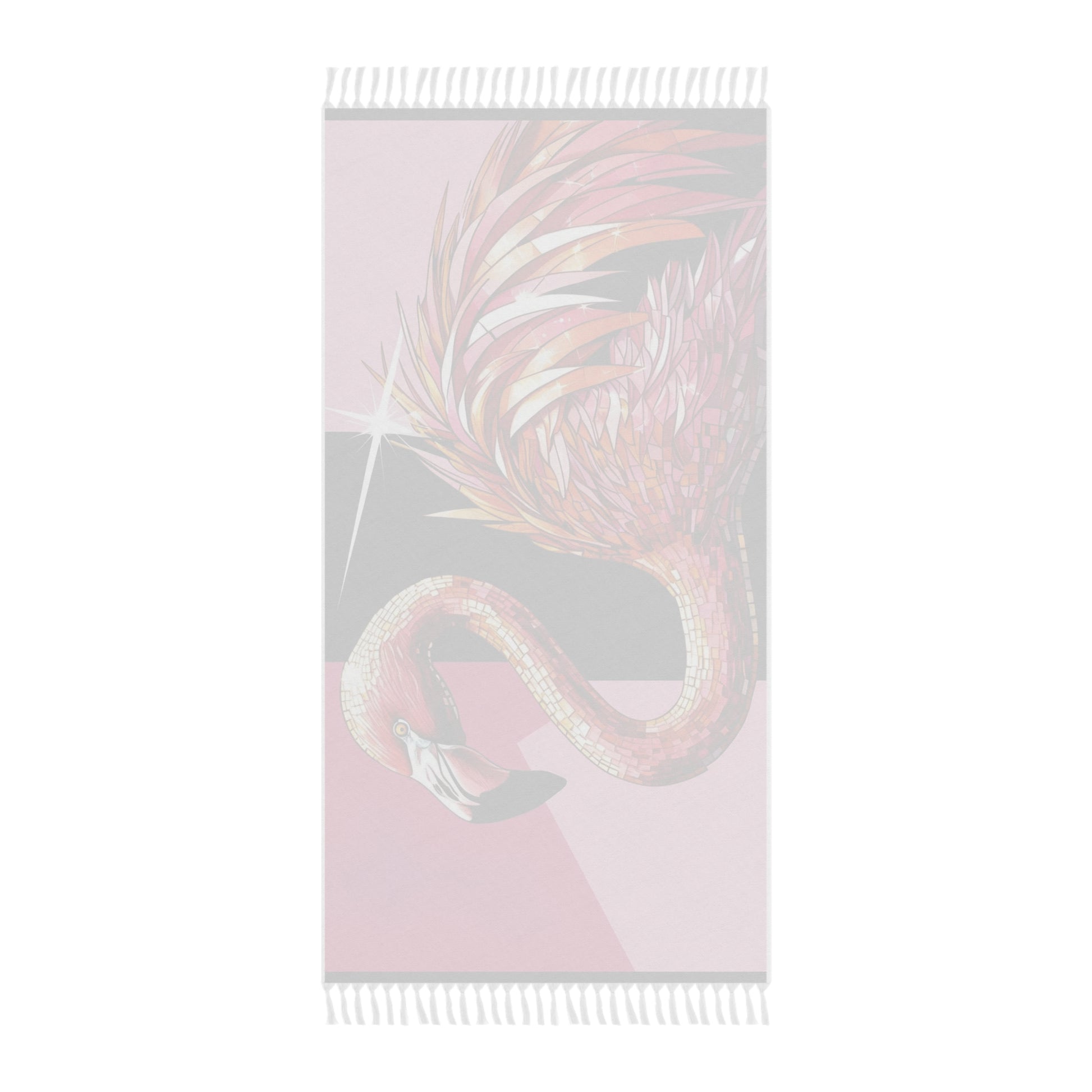 Beach Towel, Stylish Flamingo Boho Beach Towel, Tapestry, Summer Towel, Beach Blanket, Picnic Mat, Boho Decor, Gift for Her