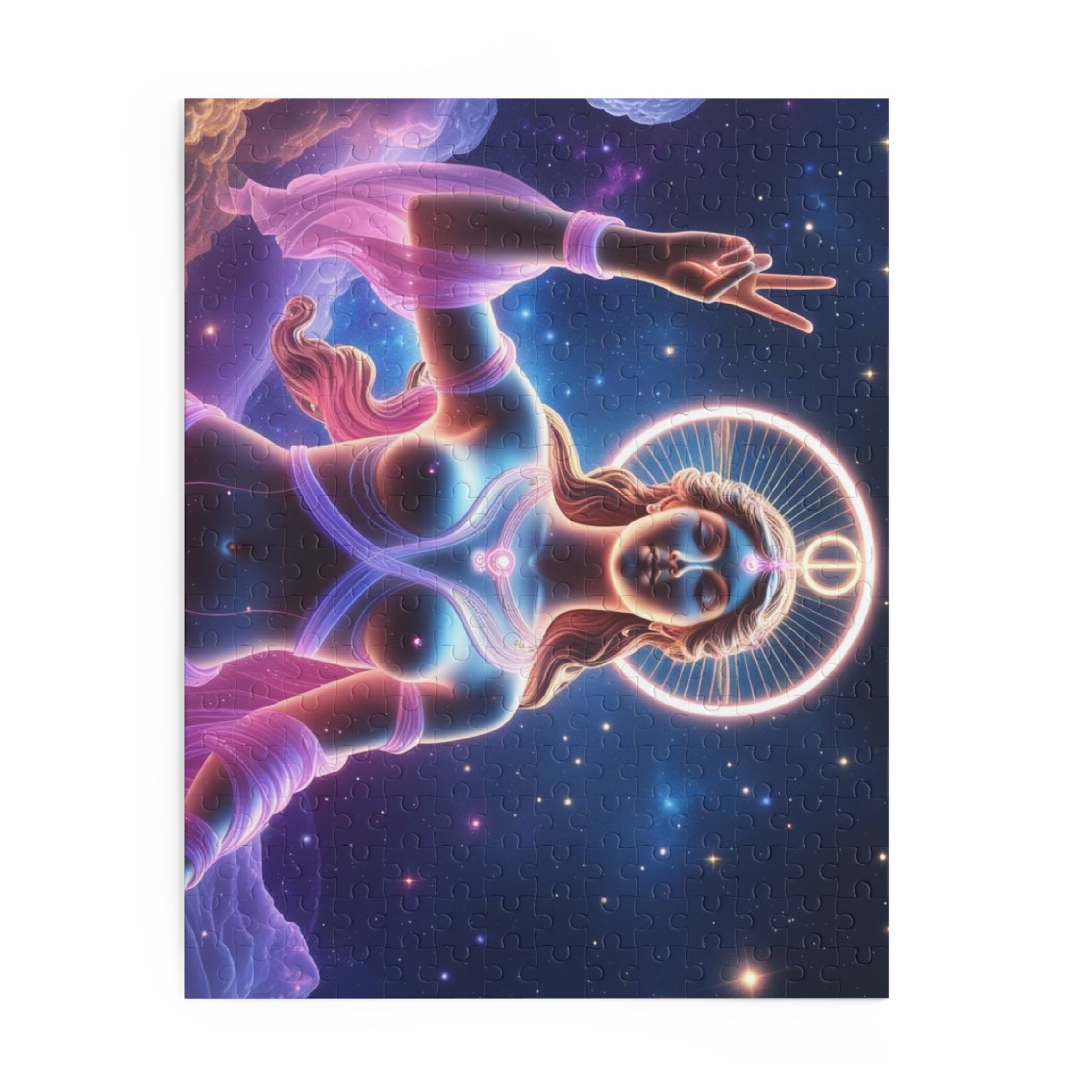 Mystical Goddess Puzzle | 120, 252 & 500-Piece Jigsaw Art | Spiritual Home Decor, Gift for Puzzle Lovers, Meditation, Cosmic Theme, [...]