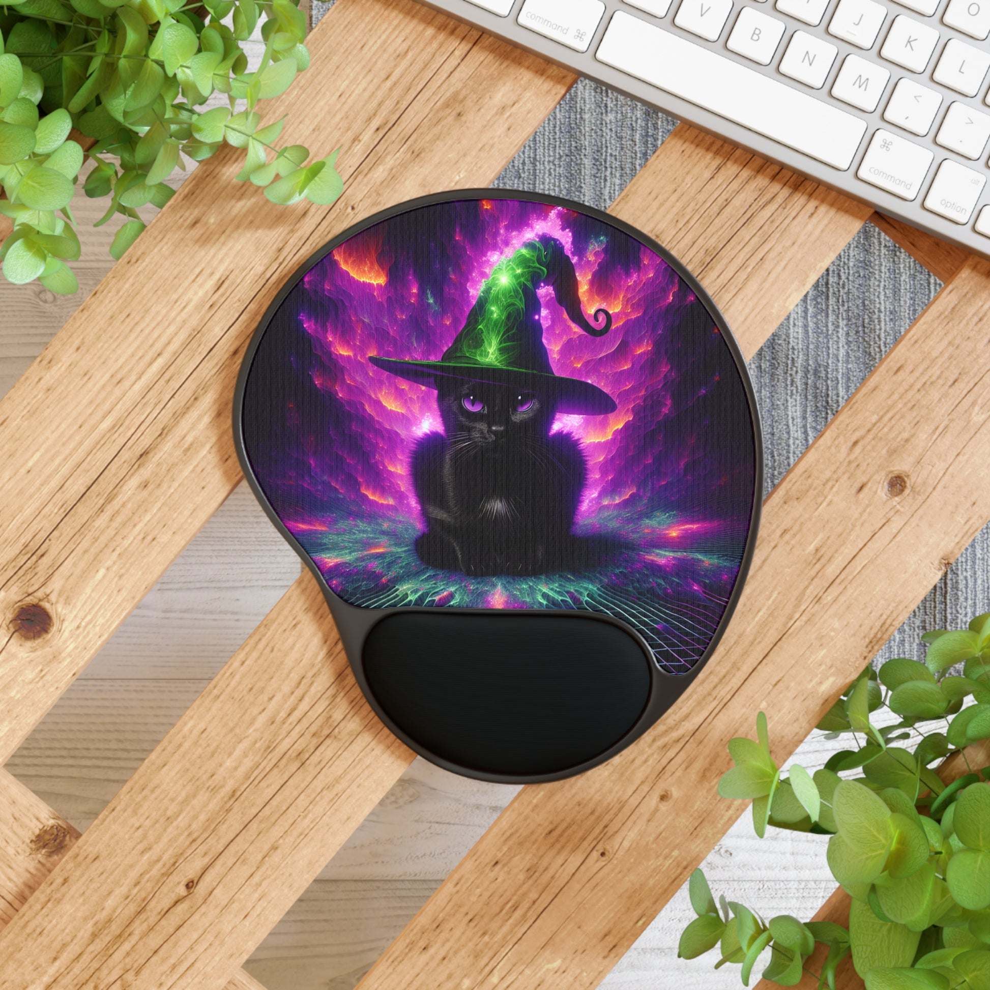 Vibrant Colorful Mouse Pad with Wrist Rest, Ergonomic Desk Accessory, Office Decor, Gift for Gamers, Colorful Mandala Design, Perfect [...]