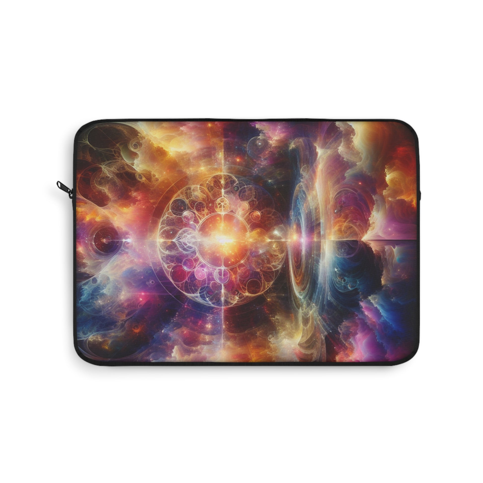 Cosmic Colorful Laptop Sleeve, Galaxy Print Electronics Case, Space Lover Gift, Artistic Laptop Bag, Modern Tech Accessory