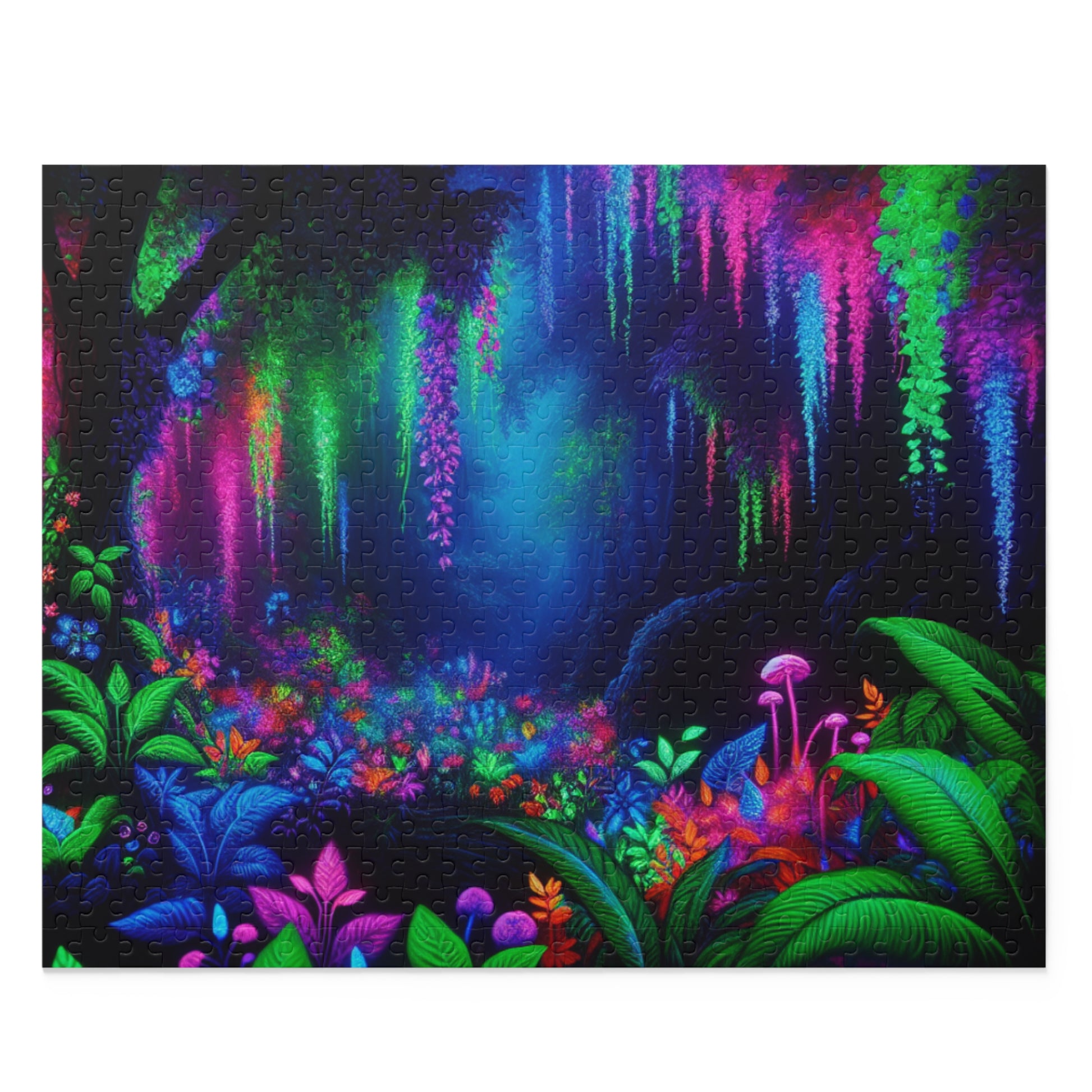 Colorful Nature Puzzle for Relaxation - 120, 252, 500 Pieces, Vibrant Landscape Art, Family Fun, Gift for Nature Lovers