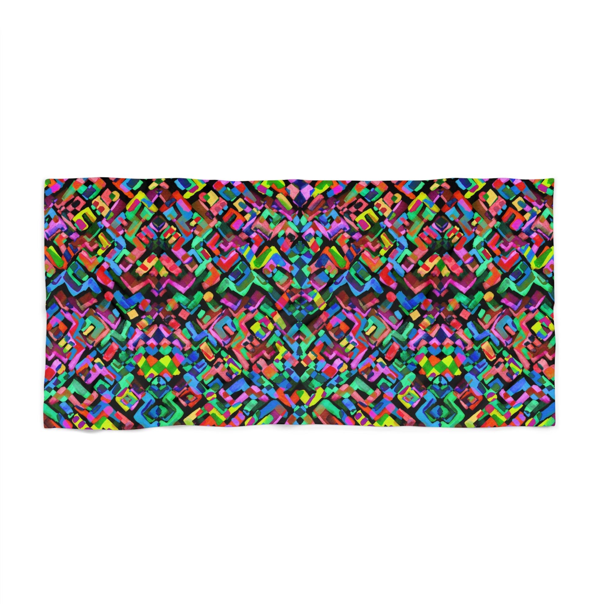 Colorful Bohemian Beach Towel, Vibrant Towel for Summer, Pool Party Essentials, Gifts for Beach Lovers, Outdoor Relaxation