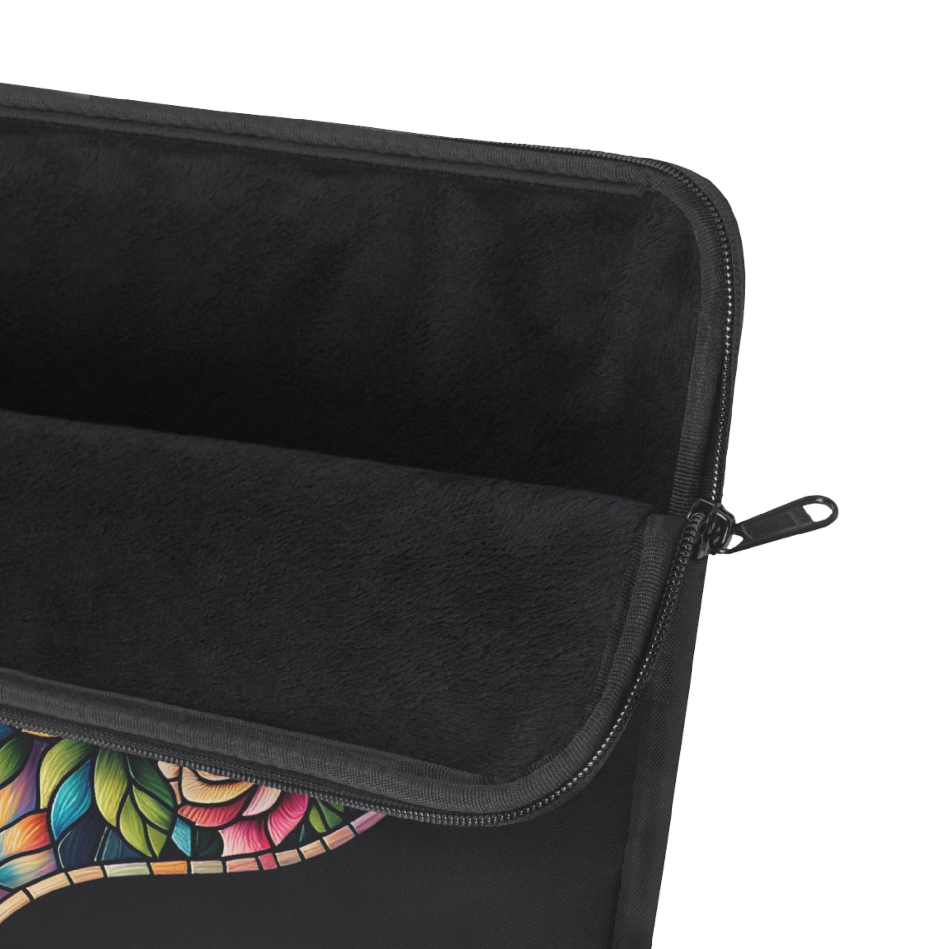 Boho Floral Laptop Sleeve - Artistic Tech Case, Gift for Students & Professionals, Computer Cover, Hand Design, Decor