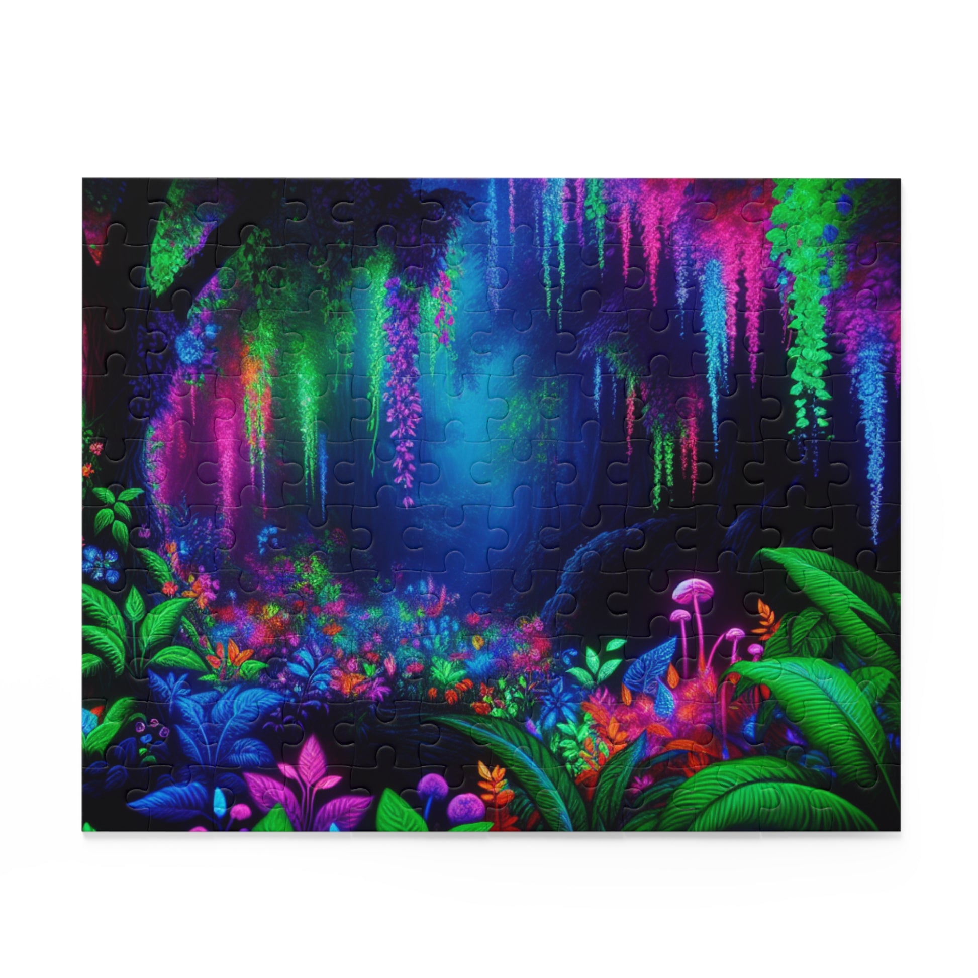 Colorful Nature Puzzle for Relaxation - 120, 252, 500 Pieces, Vibrant Landscape Art, Family Fun, Gift for Nature Lovers