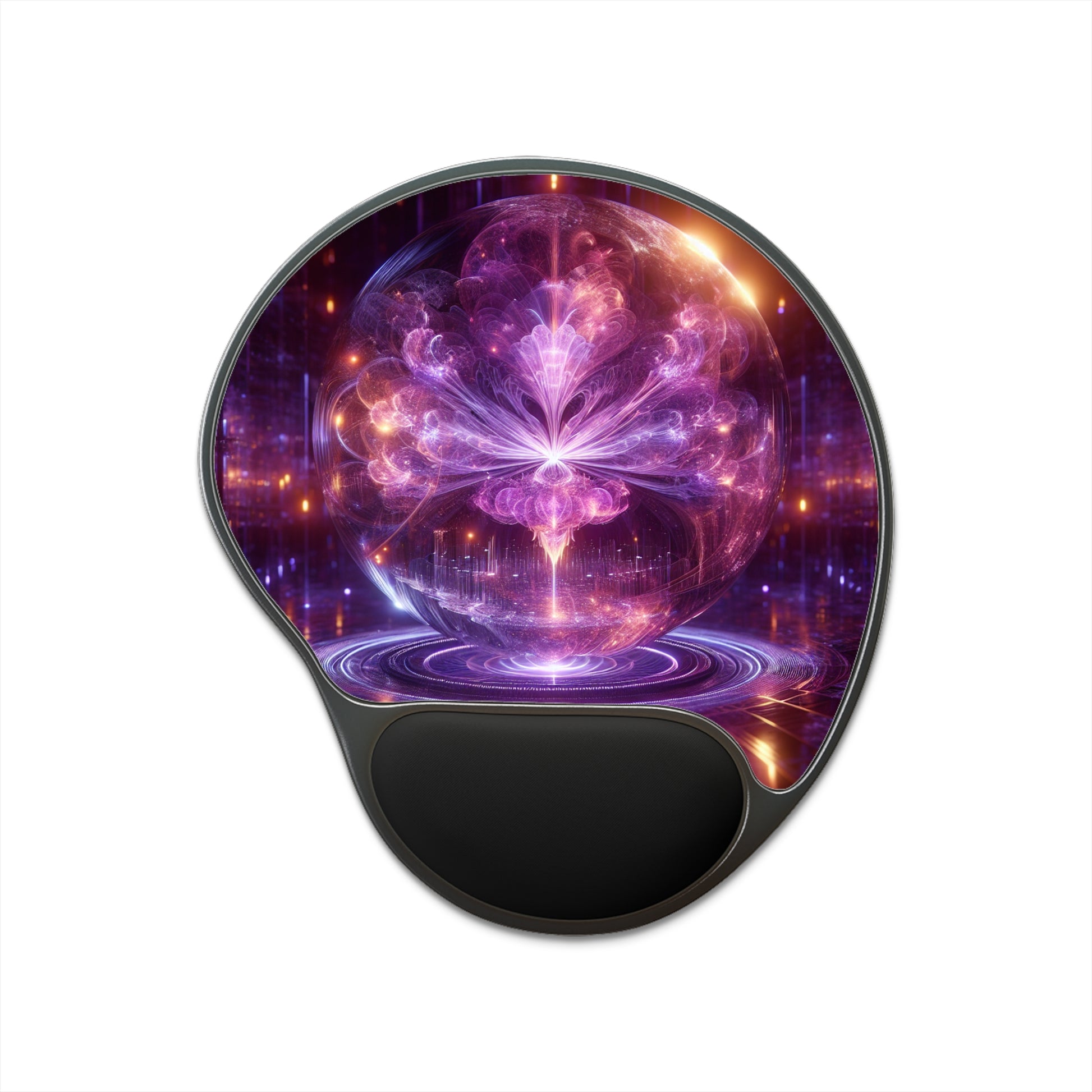 Cosmic Mouse Pad with Wrist Rest - Galaxy Design, Office Decor, Ergonomic Support, Gift for Gamers & Tech Lovers