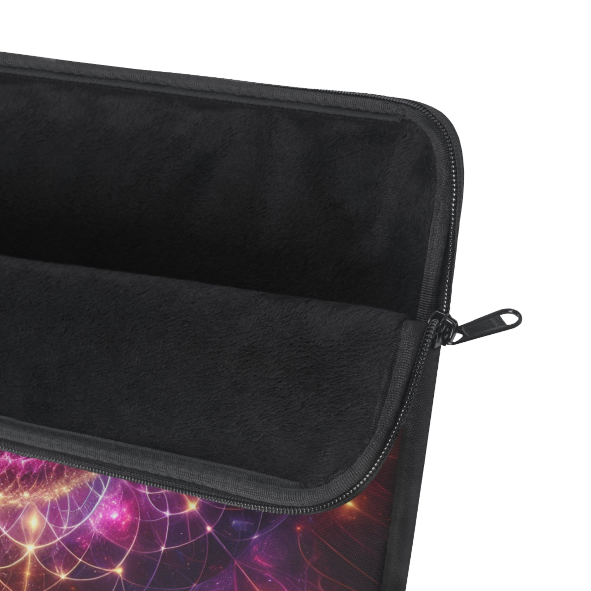 Love and Divine Heart Activation, Heart-Shaped Sacred Geometry Colorful Heart Laptop Sleeve, Romantic Tech Case, Gift for Tech Lovers, Stylish Computer Pouch, Vibrant Laptop Bag
