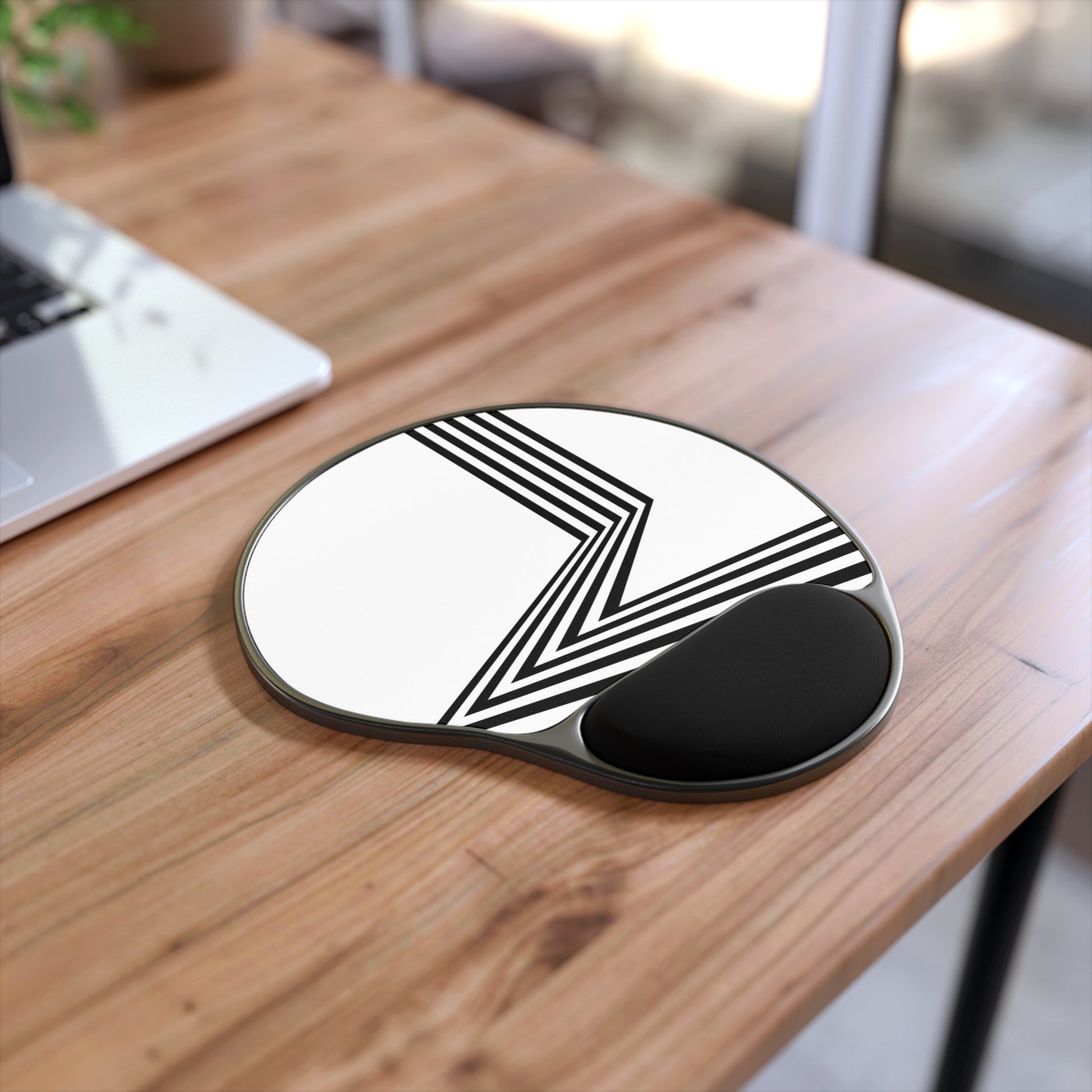 Stylish Ergonomic Mouse Pad with Wrist Rest, Modern Office Decor, Gift for Gamers, Comfortable Workstation Accessory, Minimalist Design