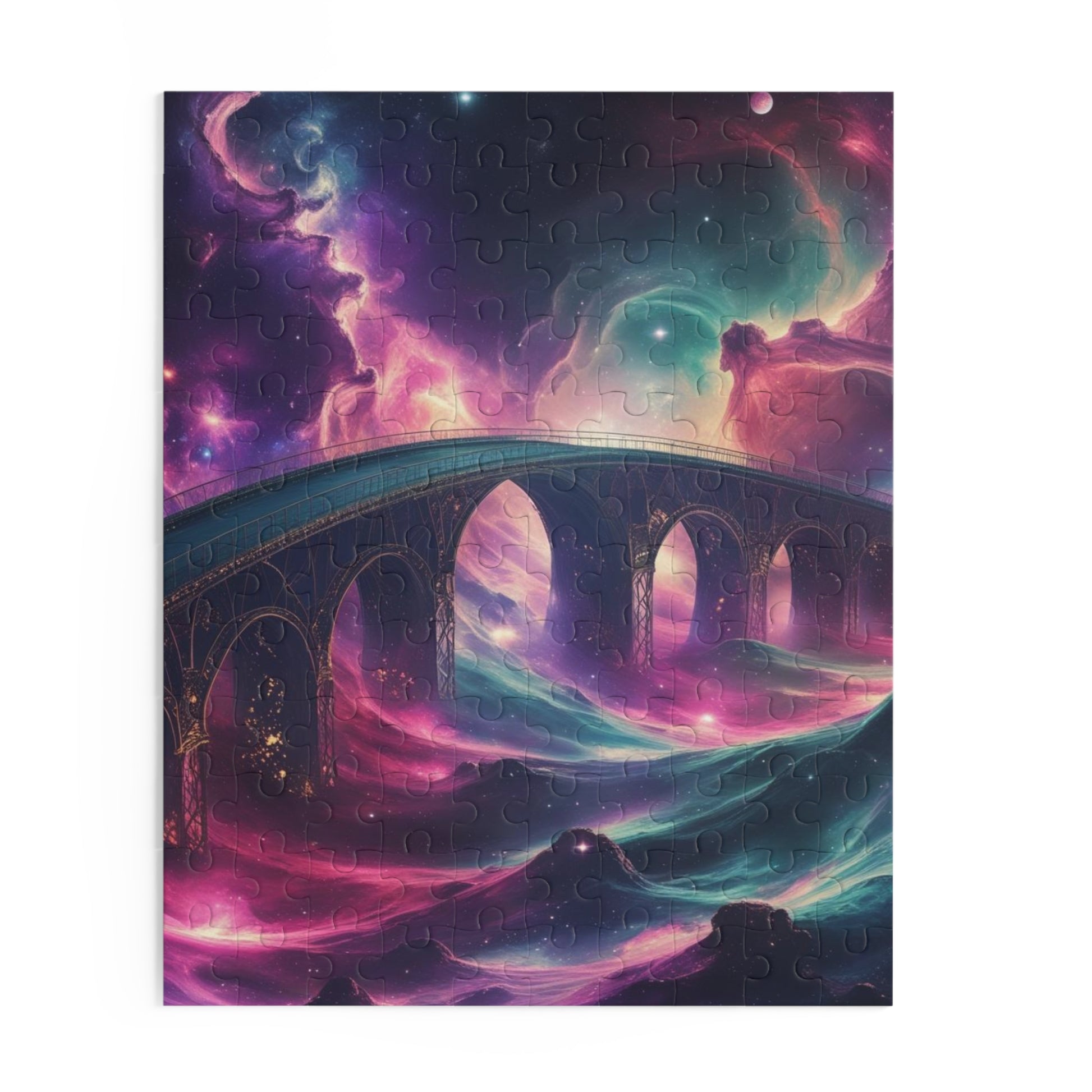Celestial Puzzle Collection - 120, 252, 500-Piece Mystical Designs, Starry Night Fun, Gift for Puzzle Lovers, Family Game Night, Home Decor