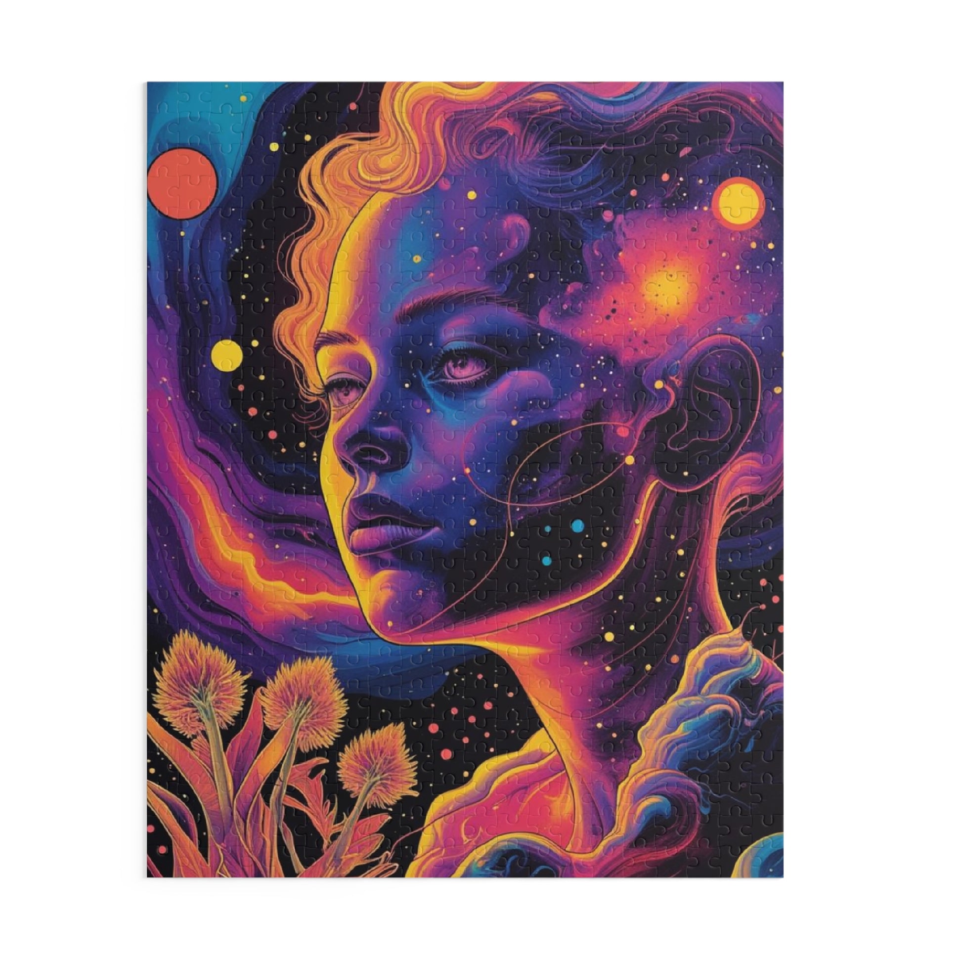 Galactic Dreamer Puzzle | Colorful Cosmic Artwork | 120, 252, 500-Piece Puzzle | Relaxing Decor | Starry Night | Puzzle Lovers Gift | [...]