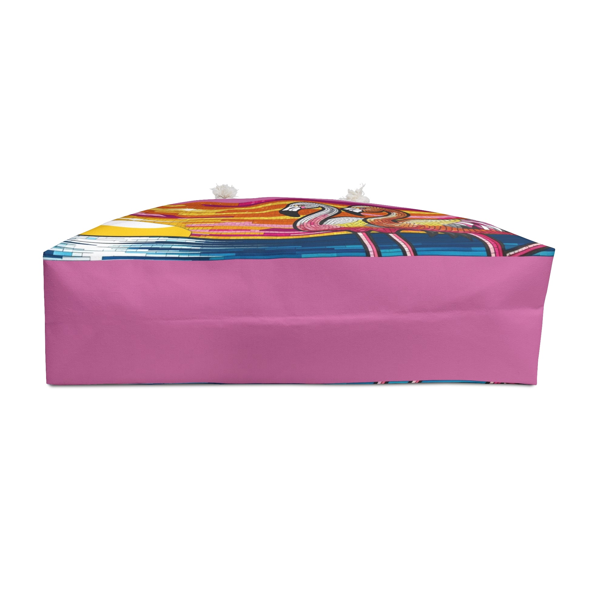 Vibrant Flamingo Weekender Bag - Tropical Travel Tote for Beach Days, Vacation, Gift for Her, Summer Style, Poolside Essential