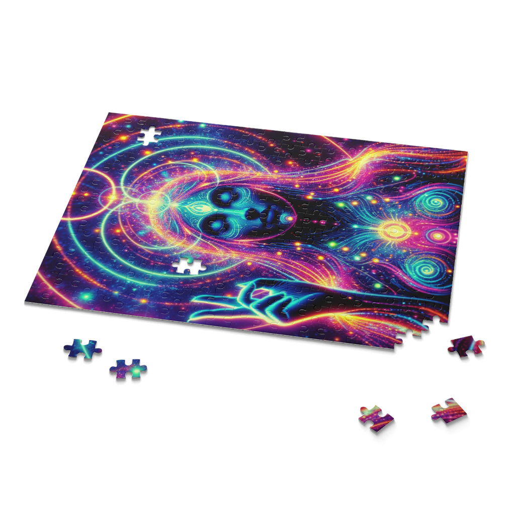 Neon Cosmic Puzzle – Mindful Meditation Art, Mystical 500-Piece Jigsaw, Colorful Puzzle for Relaxation, Gift for Spiritual Seekers, [...]
