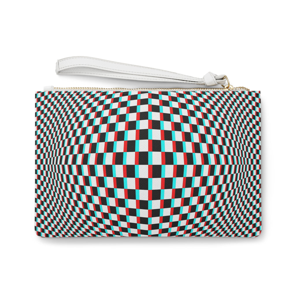 Optical Illusion Clutch Bag | Unique Fashion Accessory for Special Occasions, Gifts, Festivals, Parties, Makeup Organizer