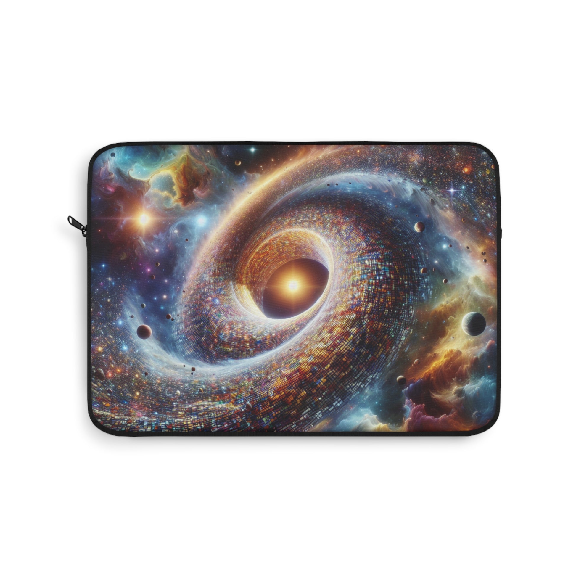 Galaxy Swirl Laptop Sleeve | Cosmic Space Design, Gift for Tech Lovers, Unique Computer Case, Birthday Present, Geeky Accessories
