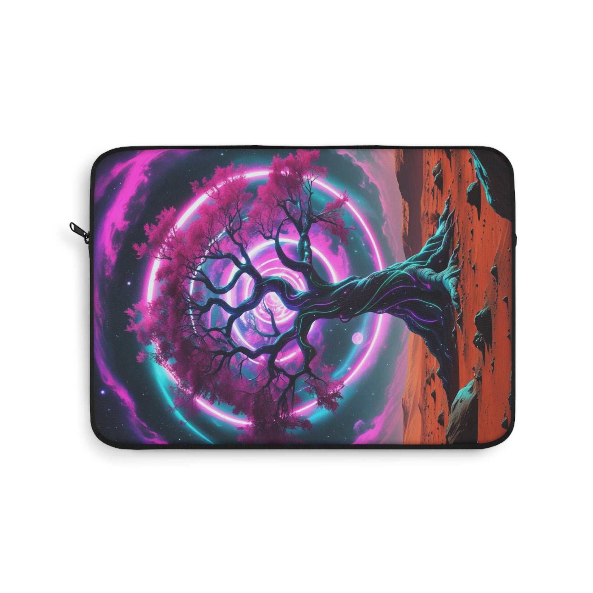 Cosmic Tree Laptop Sleeve, Unique Computer Case, Gift for Tech Lovers, Artsy Tech Accessory, Travel Protection Cover, Ideal for Students