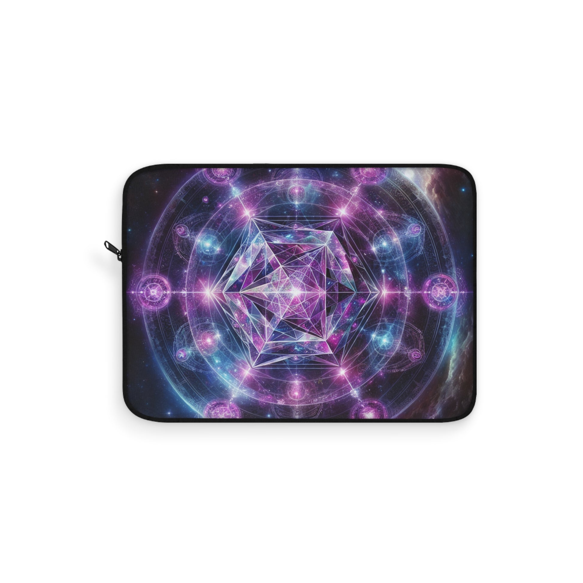 Cosmic Divinum9 Signature Energy Laptop Sleeve, Vibrant Laptop Case, Tech Gadget Storage, Gift for Her, Celestial Design, Tech gifts,  Unique Computer Sleeve