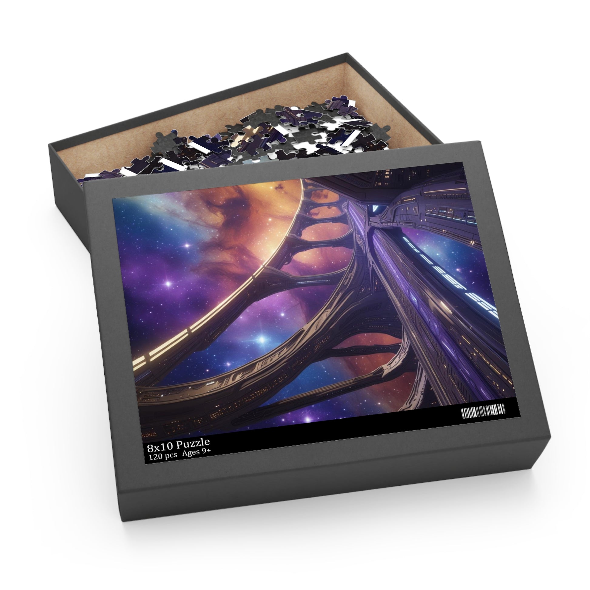 Galactic Dreams Puzzle | 120/252/500-Piece Puzzle, Cosmic Jigsaw, Space Theme Decor, Unique Gift, Family Activity