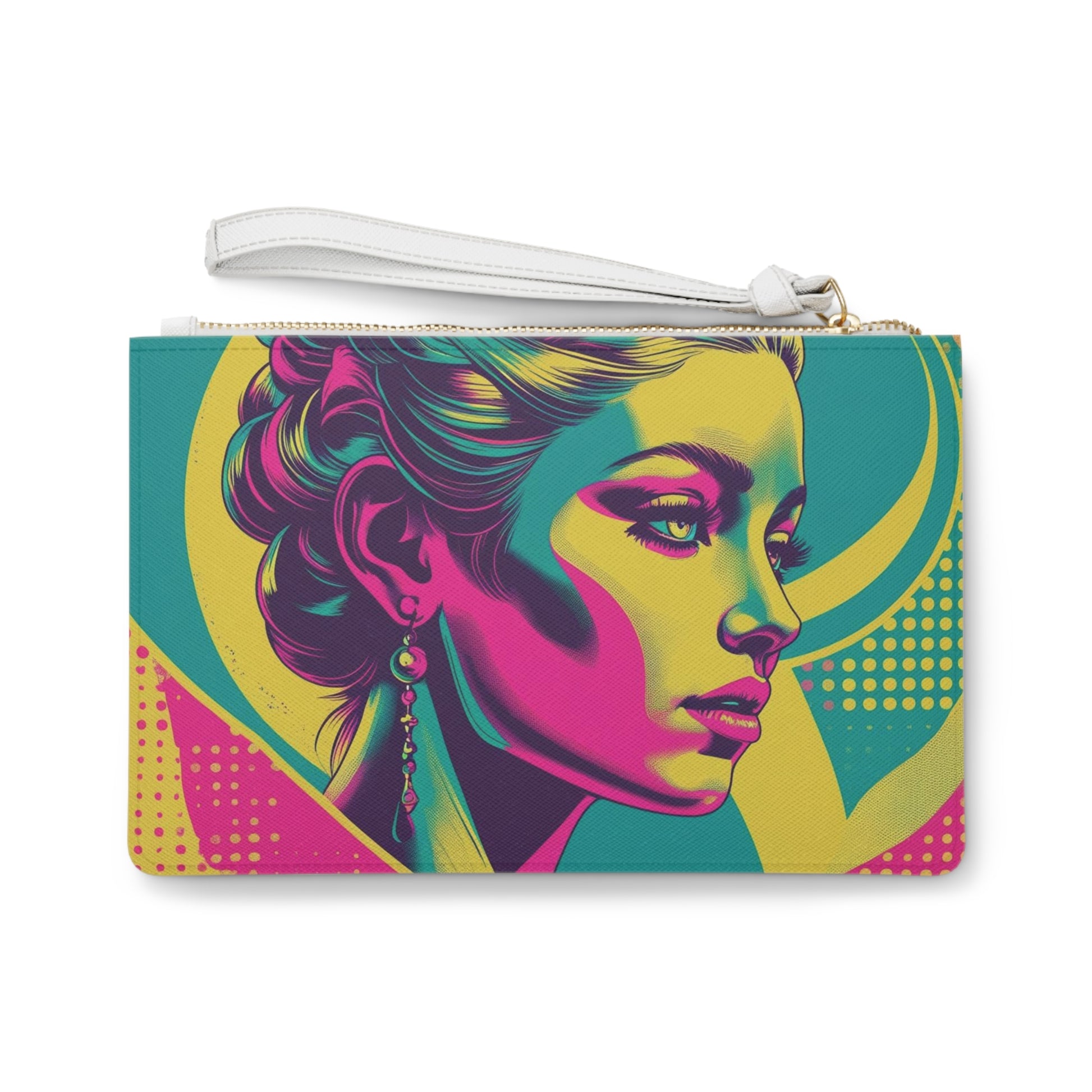 Vibrant Art Clutch Bag - Stylish Purse, Tote Bag for Night Out, Fashion Accessory, Unique Gift for Her, Statement Piece