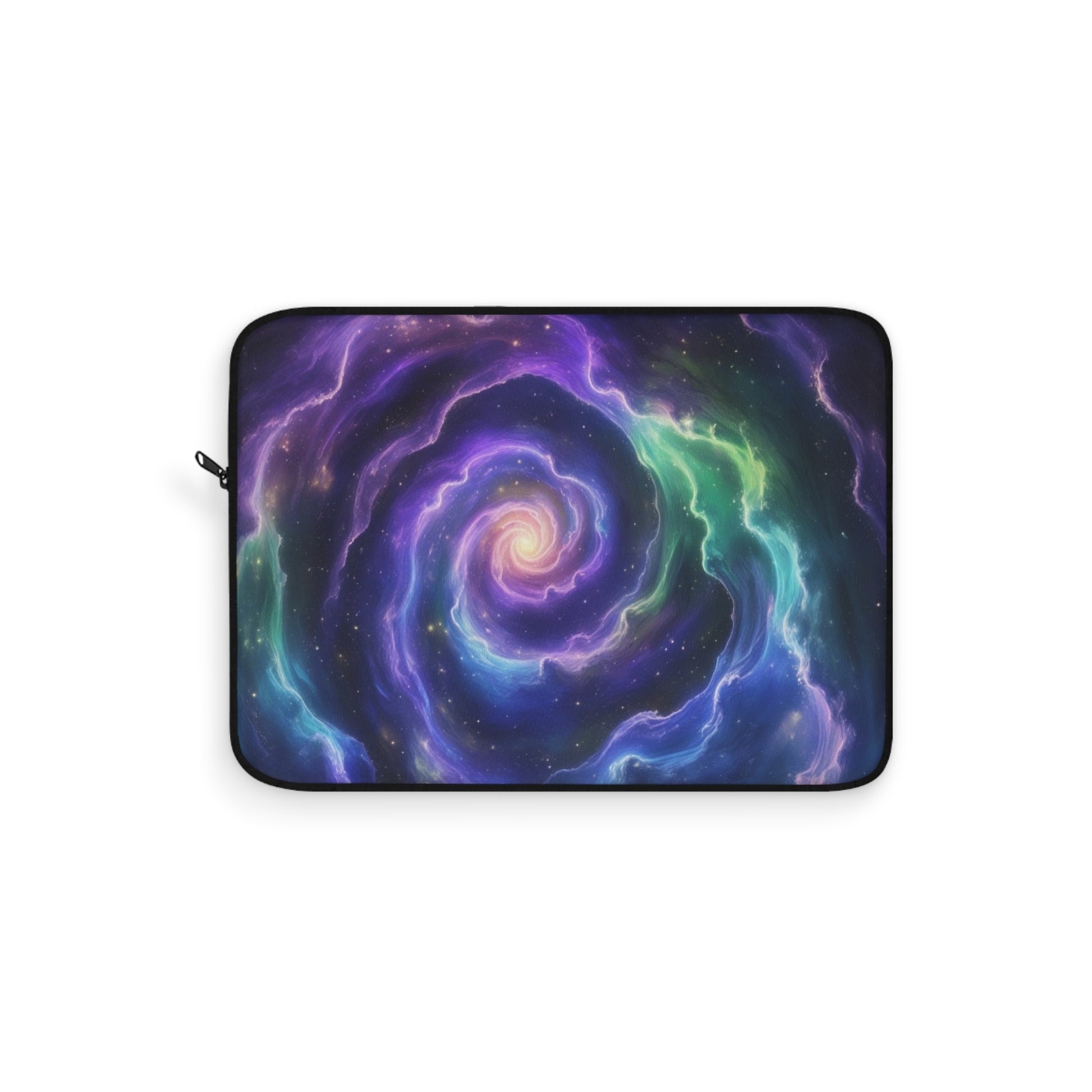 Galaxy Swirl Laptop Sleeve, Cosmic Computer Case, Galaxy Design Sleeve, Unique Tech Accessory, Starry Sky Laptop Bag