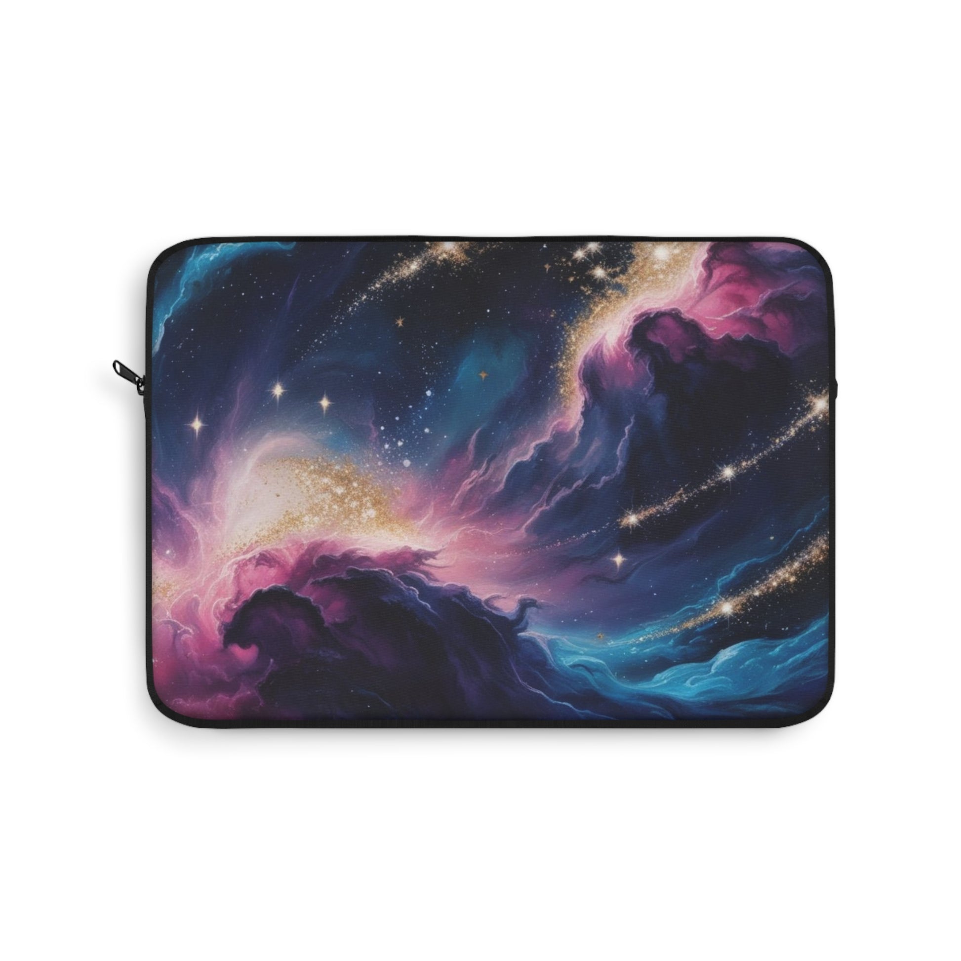 Galactic Laptop Sleeve, Space Art Case, Cosmic Computer Cover, Stellar Tech Accessory, Universe Themed Gift, Laptop Protector