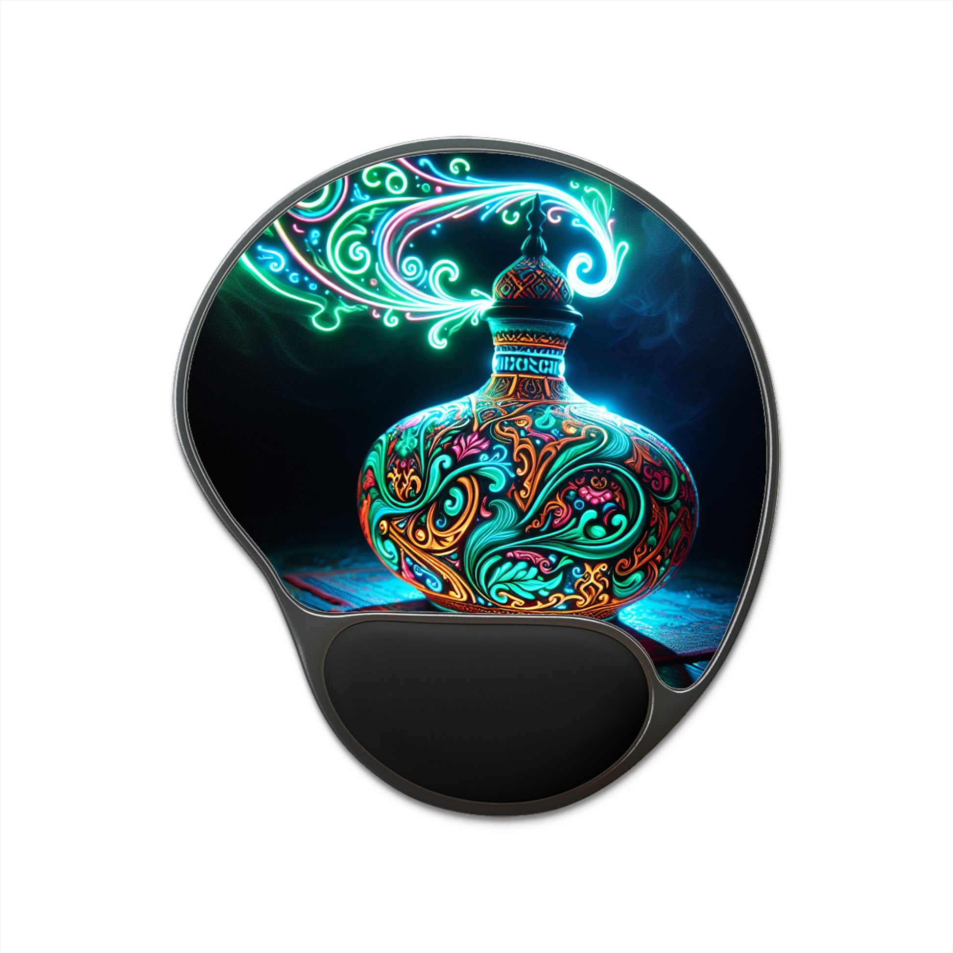 Colorful Artistic Mouse Pad with Wrist Rest, Ergonomic Desk Accessory for Gamers, Home Office Decor, Perfect Gift for Tech Lovers