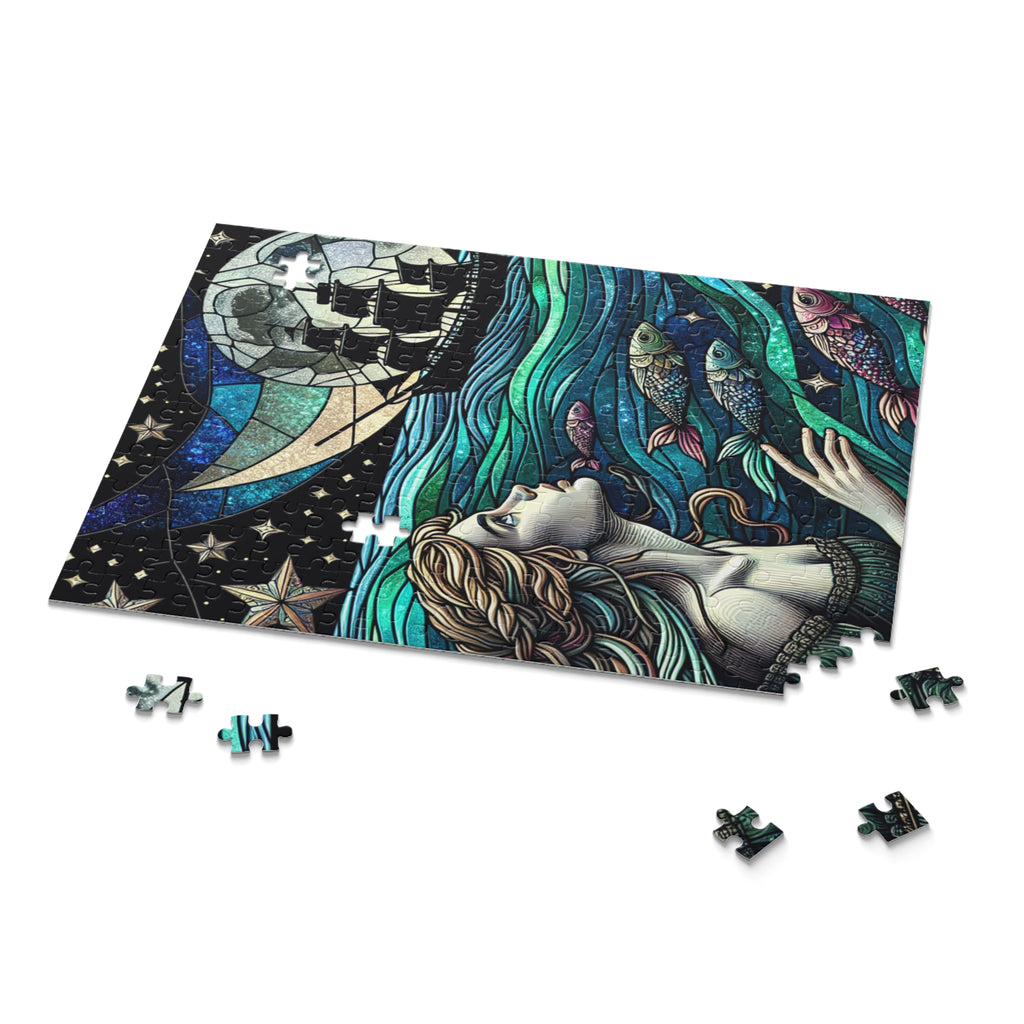 Mystical Ocean Adventure Puzzle | Enchanting 120, 252, 500-Piece Jigsaw for Dreamers, Fantasy Lovers, Home Decor, Gift Idea