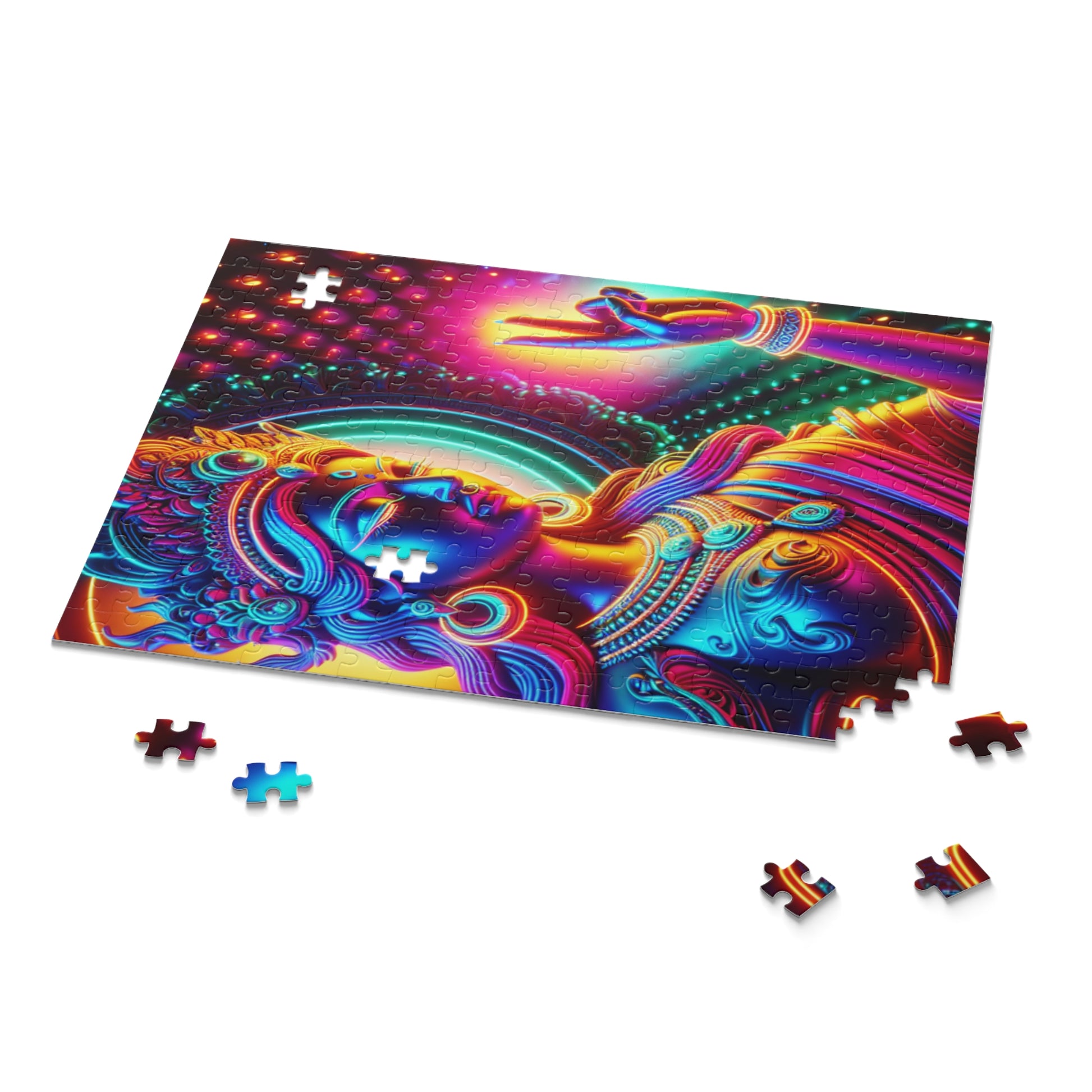Vibrant Buddha Puzzle Art | 120, 252, 500-Piece | Meditative Home Decor, Mindfulness Gift, Stress Relief Activity, Spiritual Art, [...]