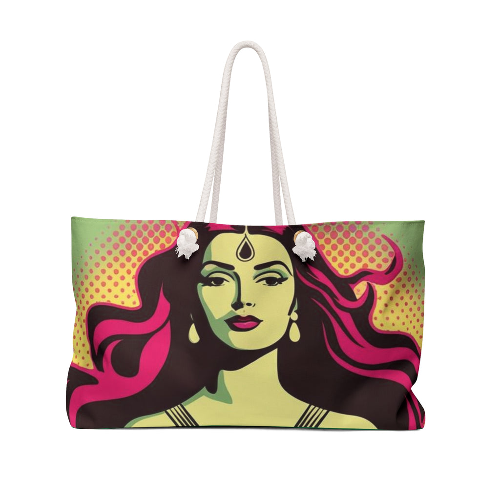 Beautiful Bohemian Weekender Bag, Divine Travel Tote, Carryall Carry-On Beach Bag, Yoga Retreat Essential, Weekend Getaway Accessory