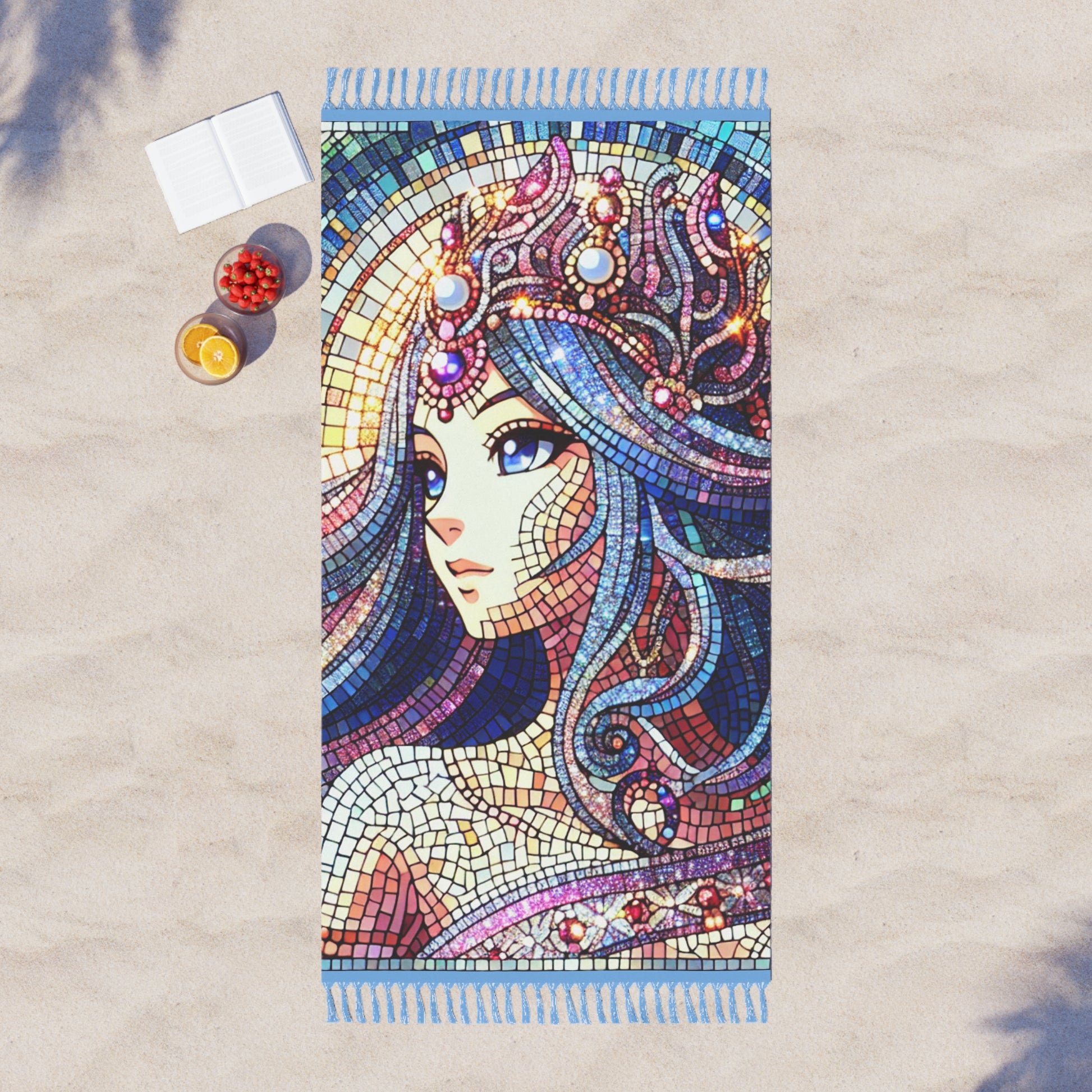 Celestial Boho Dreamy Visionary Design, Cosmic Chick Carry-on, Galactic Divine Feminine Goddess Getaway Gift for Beach Lovers