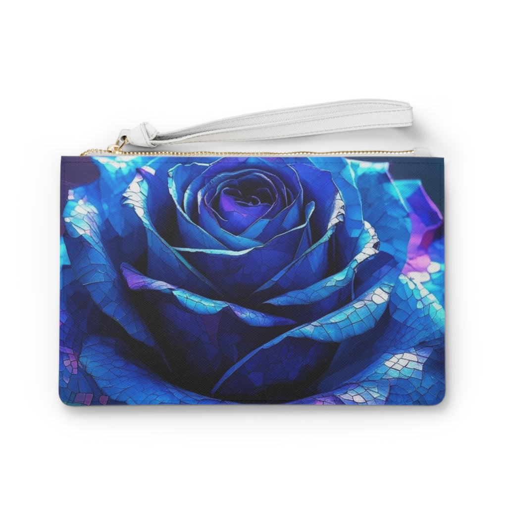 Galactic Floral Clutch Bag for Women, Evening Purse, Cosmic Art Accessory, Birthday Gift, Stylish Handbag