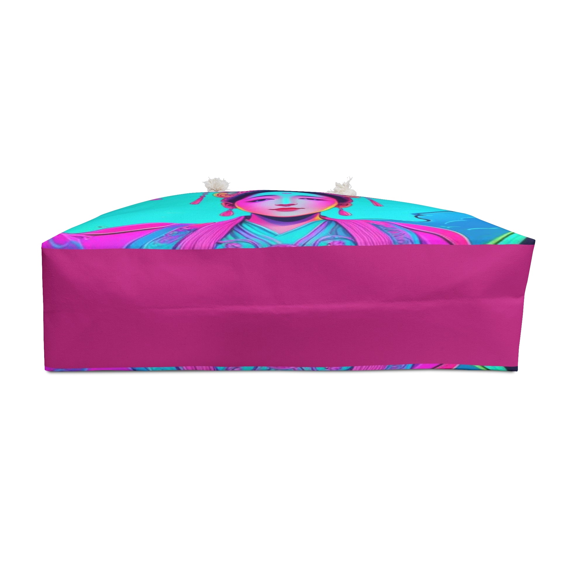 Vibrant Art Weekender Bag, Divine Feminine Boho Tote for Travel, Beach, Gym, Dreamy Gift, Fashionable Weekend Bag