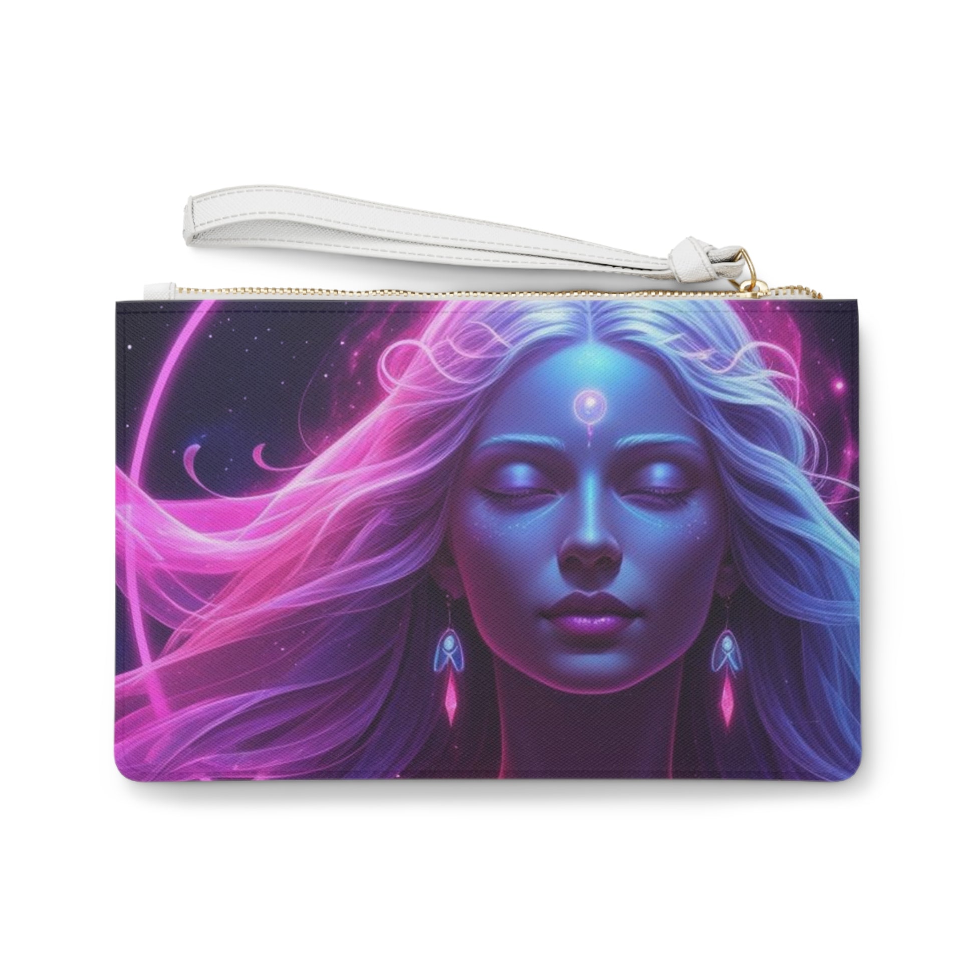 Mystical Floral Clutch Bag | Boho Accessory, Statement Pouch, Gift for Her, Festival Bag, Yoga Retreat Essentials