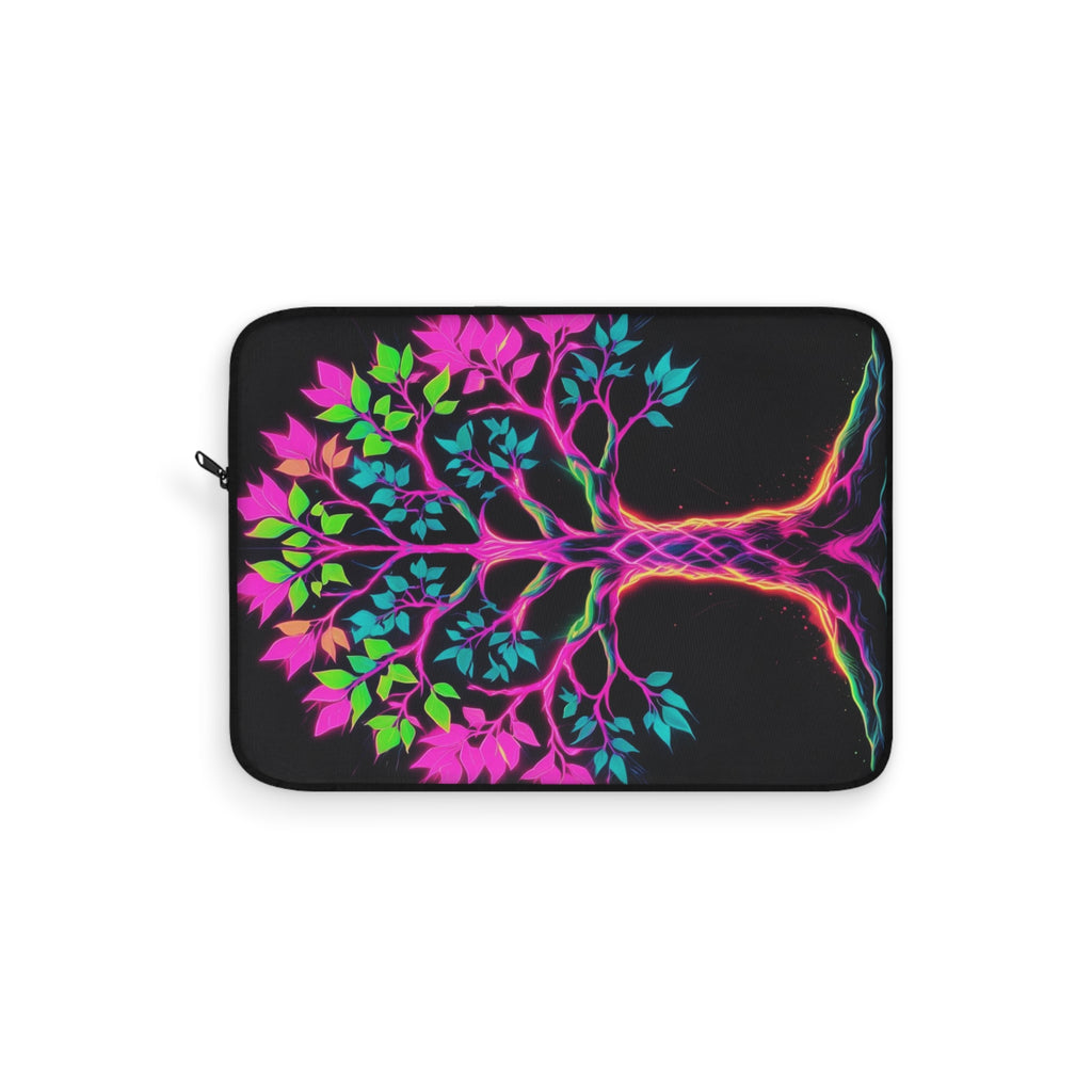 Vibrant Tree Laptop Sleeve - Eco-Friendly Tech Case, Colorful Computer Bag, Holiday Gift, Nature Lover's Accessory, Custom Design