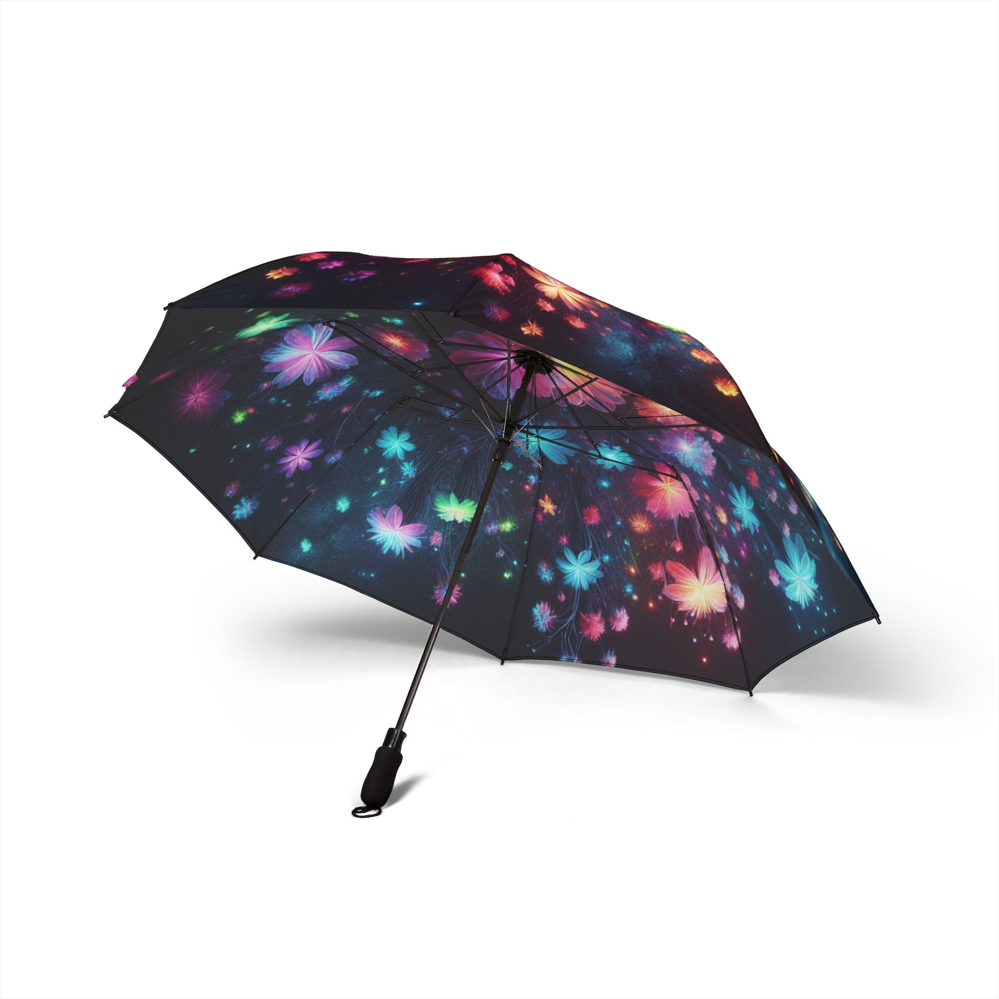 Colorful Floral Foldable Umbrella - Perfect for Rainy Days, Festivals, Gifts, Travel Companion, Stylish Weather Protection