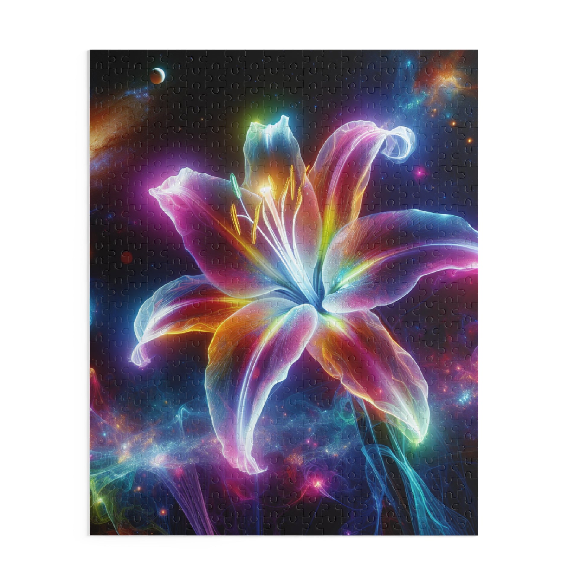 Galactic Floral Puzzle – 120/252/500 Pieces, Colorful Flower Art, Great Gift for Nature Lovers, Puzzle Fun, Home Decoration, Mindful [...]