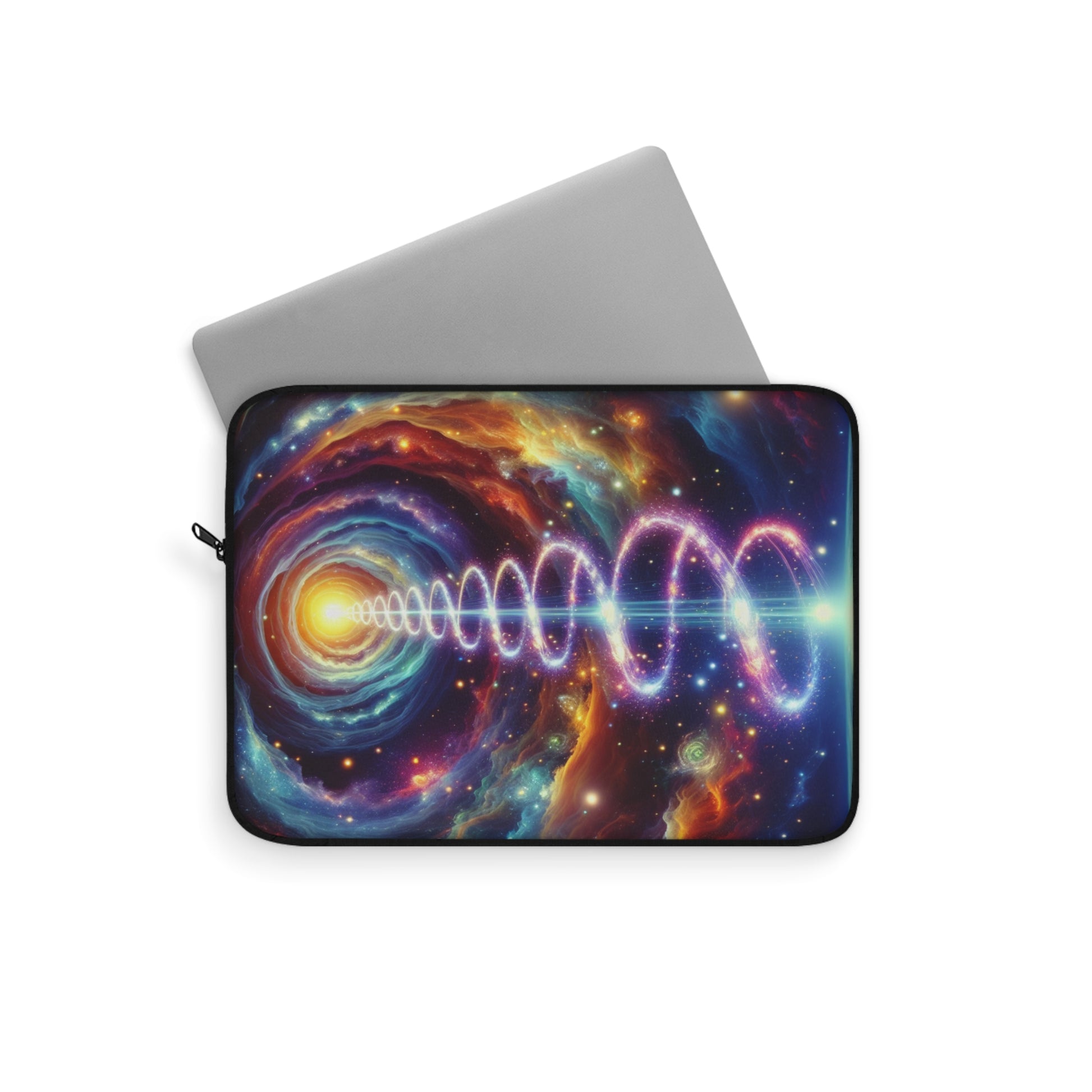 Cosmic Vortex Laptop Sleeve - Space-Themed Case for Astronomers, Tech Lovers, Unique Gift for Students, Work & Travel