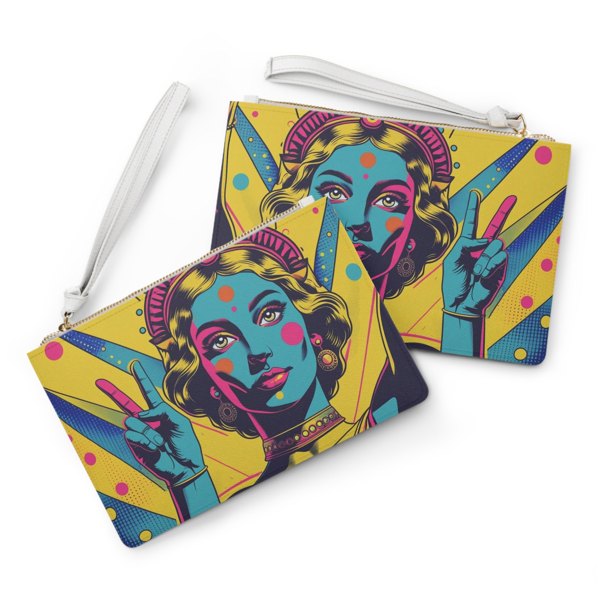 Colorful Statement Clutch Bag - Chic Accessory for Festivals, Parties, Everyday Use, Boho Style, Gift for Her
